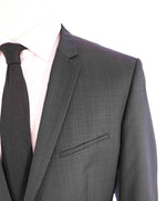 $895 HUGO BOSS - Gray Micro Check Blazer With Narrow Lapels - 44R