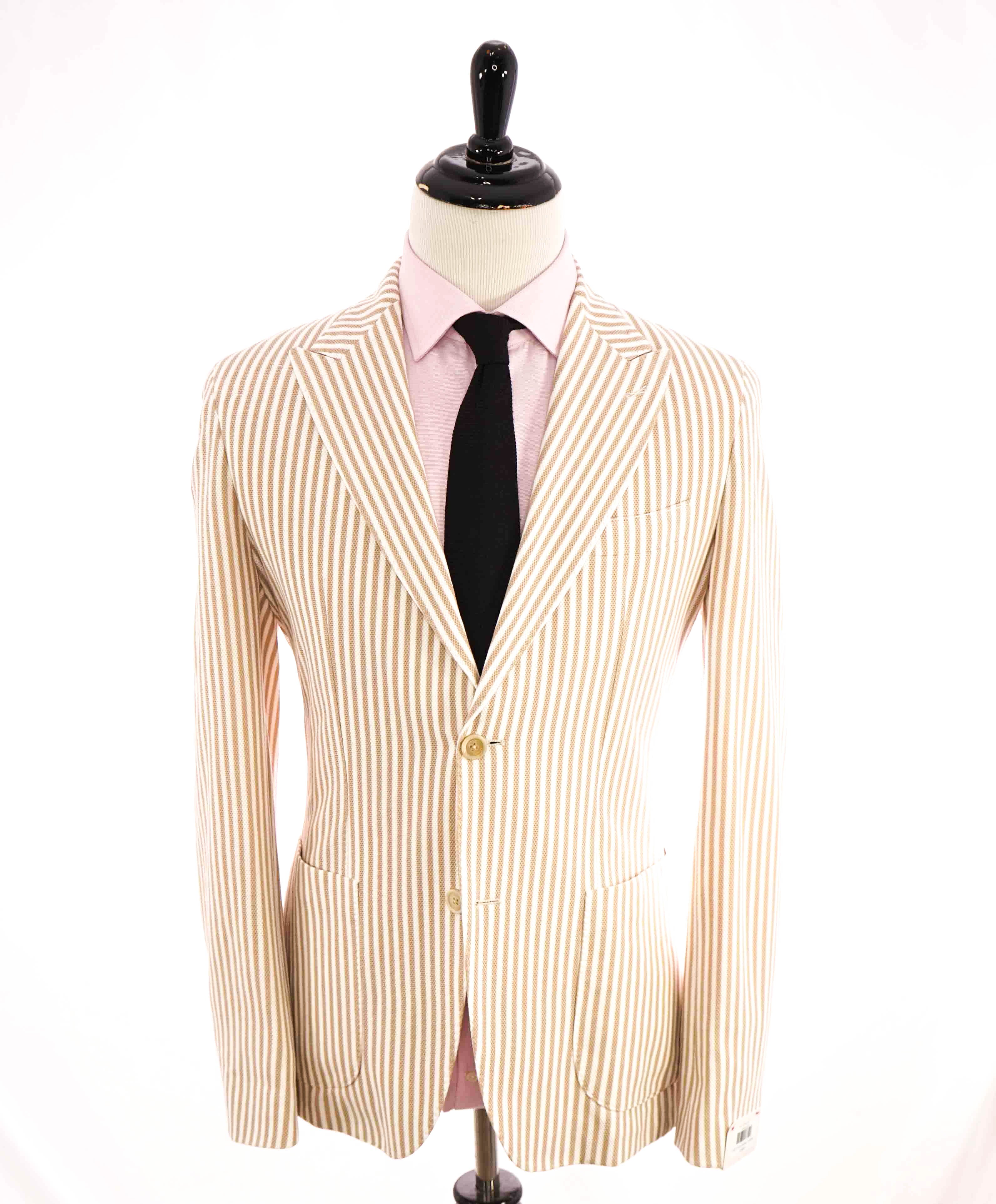 $1,295 ELEVENTY - By LORO PIANA *MENOUFI COTTON* Neutral Blazer - 40 (50 EU)