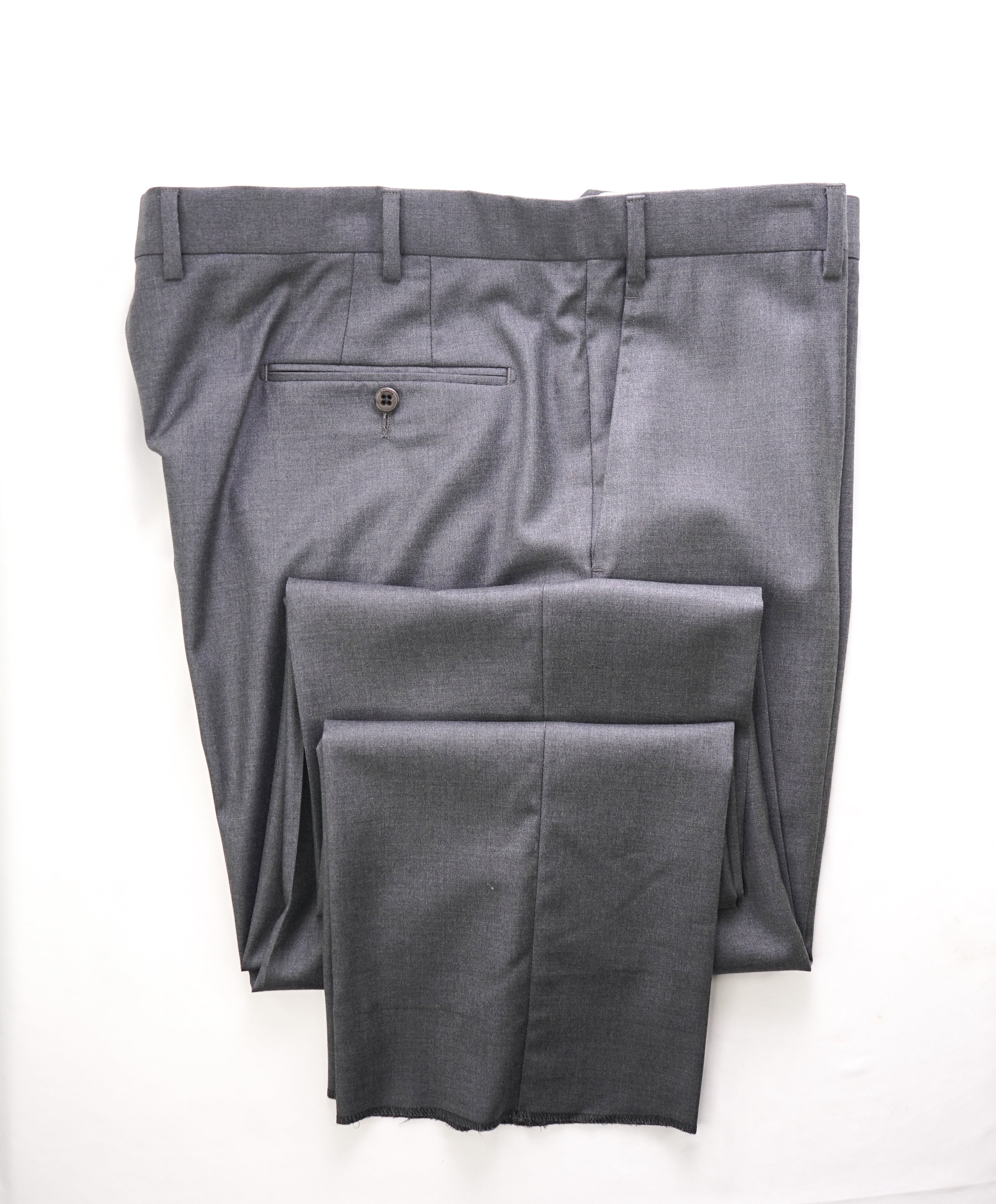 ZANELLA - LORO PIANA TASMANIAN 150's “Devon” Flat Front Dress Pants - 42W