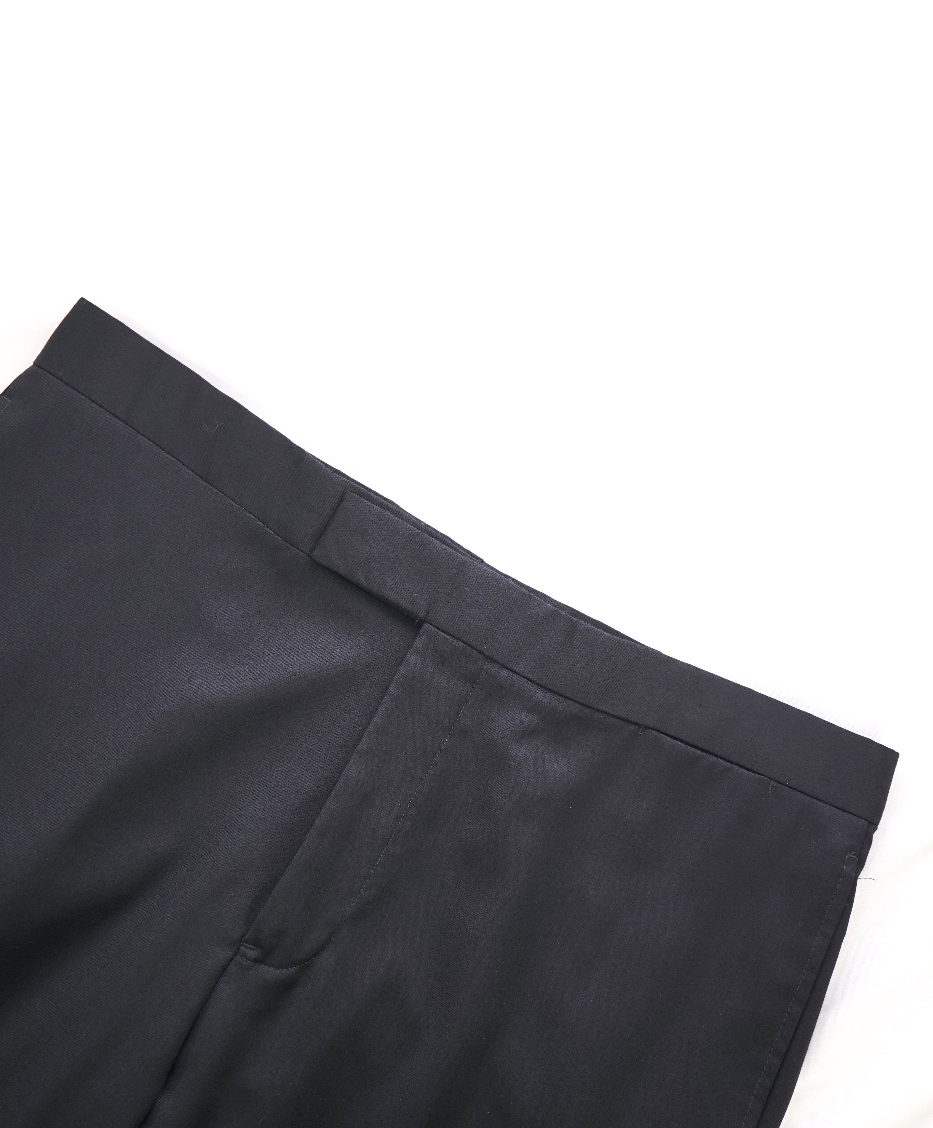 MICHAEL BASTIAN - Black Tuxedo Dinner Flat Front Dress Pants -  33W