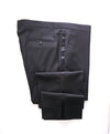 Z ZEGNA - "SLIM" Wool Black Flat Front Tux Dinner Dress Pants - 36W