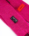 ISAIA - Bold Pink Knit Tie Silk & Linen Tie