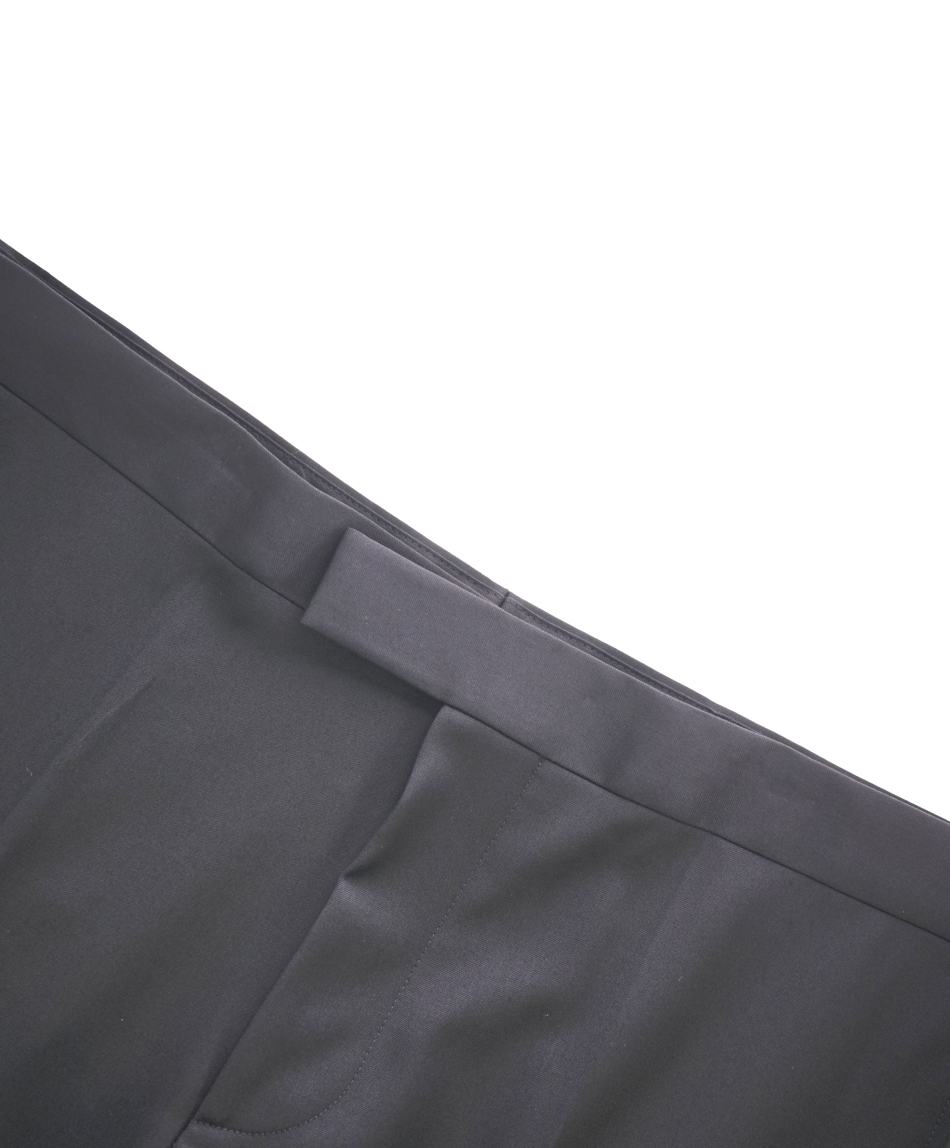 HUGO BOSS -  Black Tux Dinner Flat Front Dress Pants - 38W