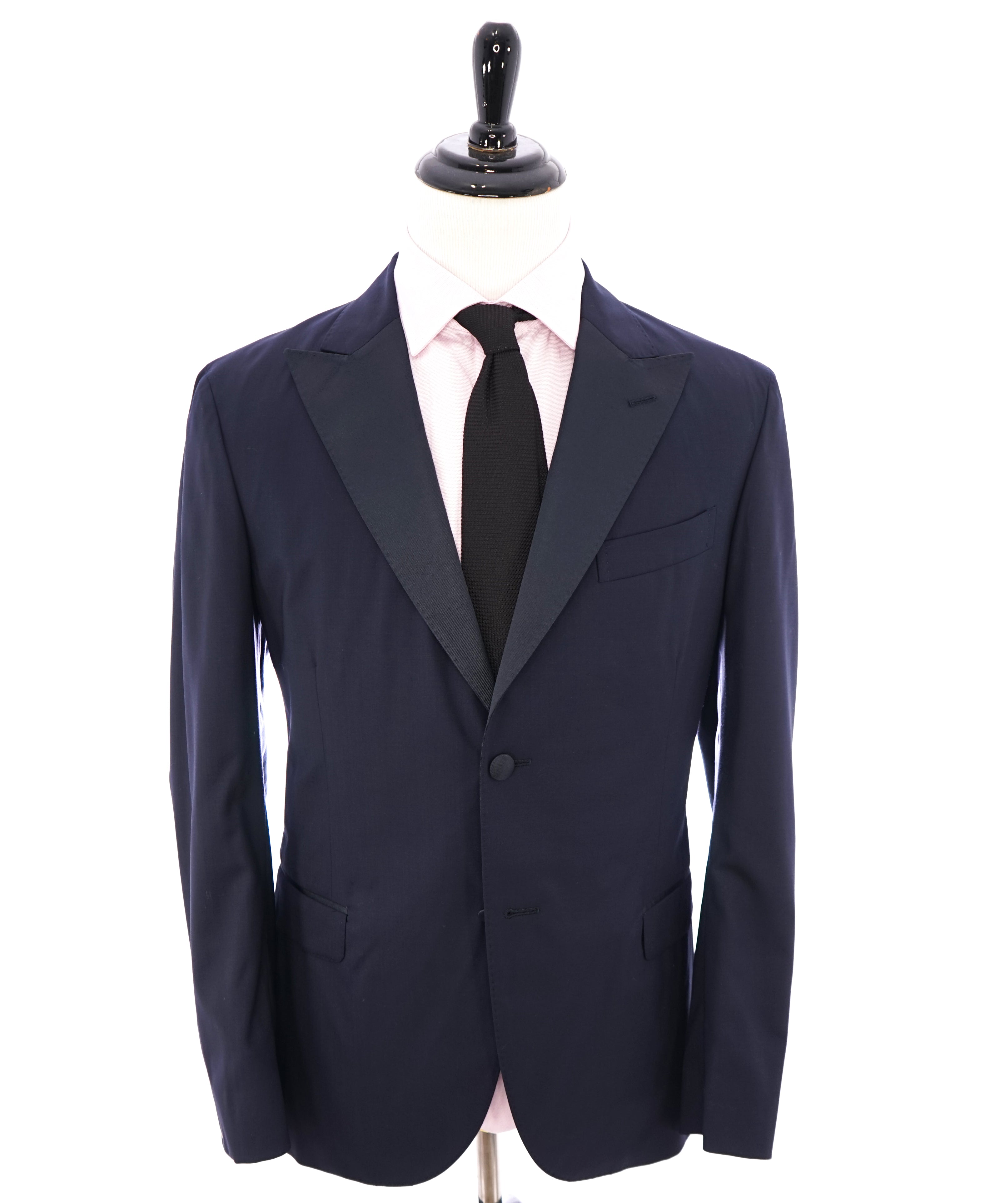 BOGLIOLI - Milano Deconstructed Navy Blue Tuxedo Suit- 42R