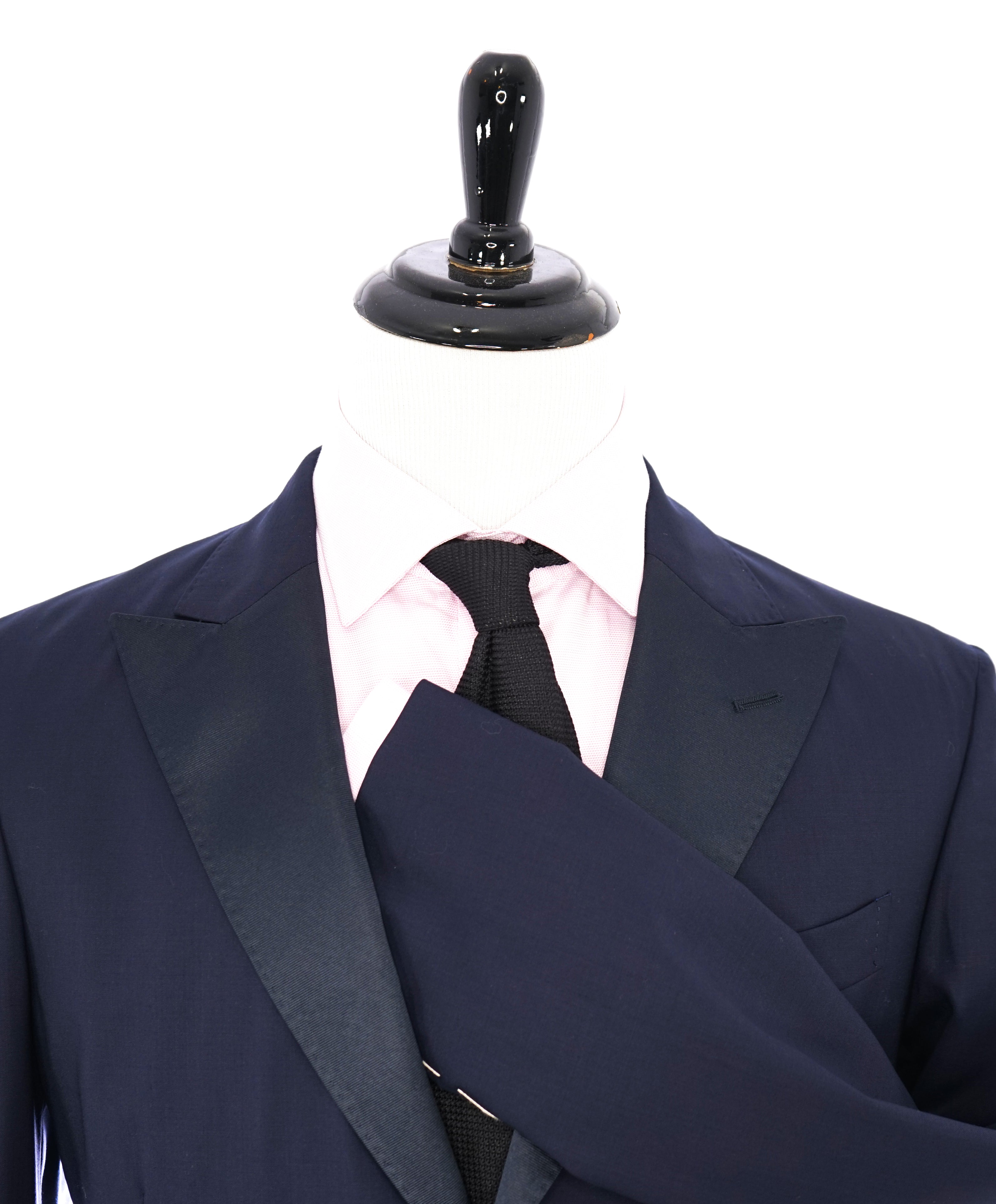 BOGLIOLI - Milano Deconstructed Navy Blue Tuxedo Suit- 42R