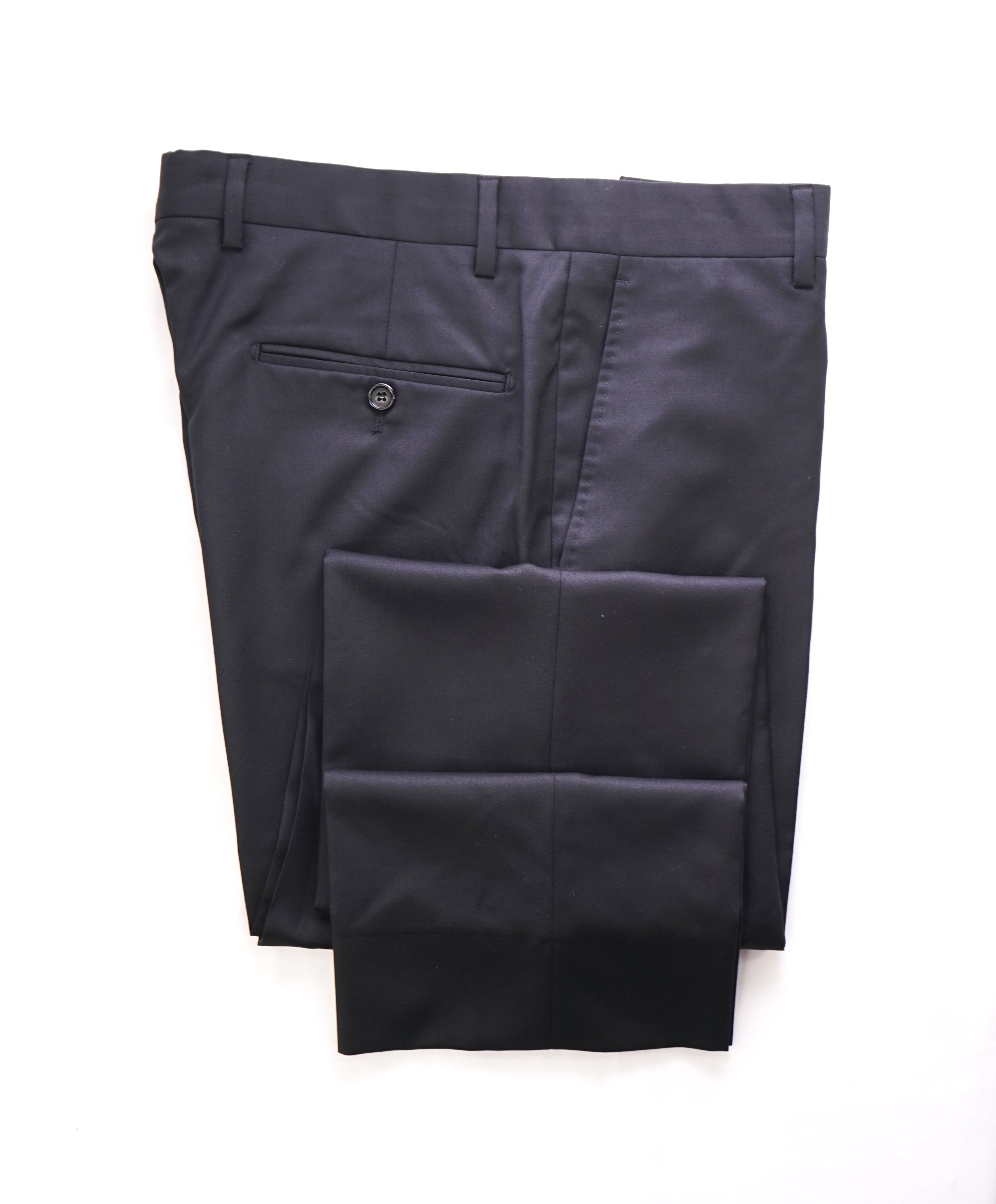 ERMENEGILDO ZEGNA - By SAKS FIFTH AVENUE Flat Front Dress Pants - 34W 32L