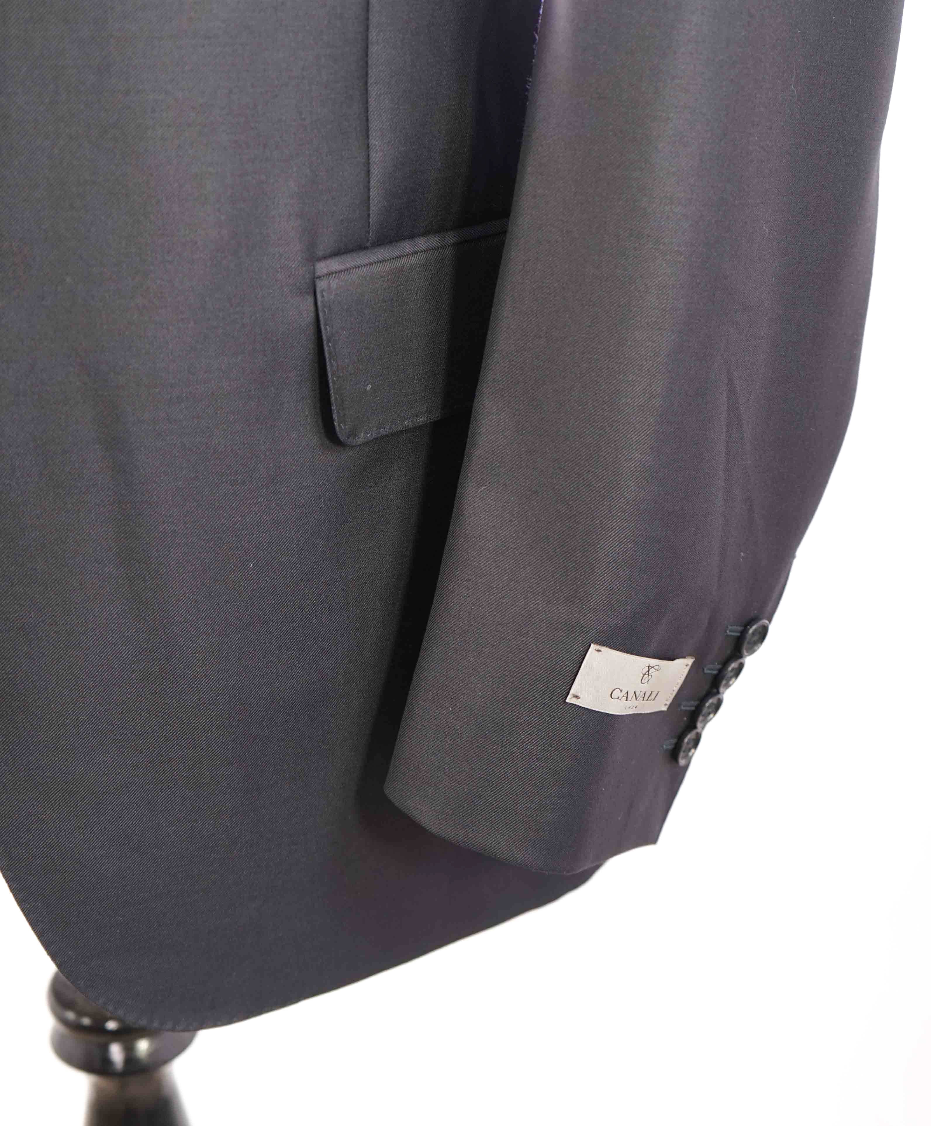 $2,000 CANALI - Navy Blue *CLOSET STAPLE* Notch Lapel Suit - 42R