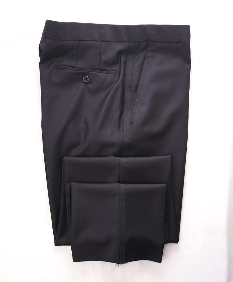 SAKS FIFTH AVENUE - *MADE IN ITALY* Black Tux Dinner Dress Pants - 32W