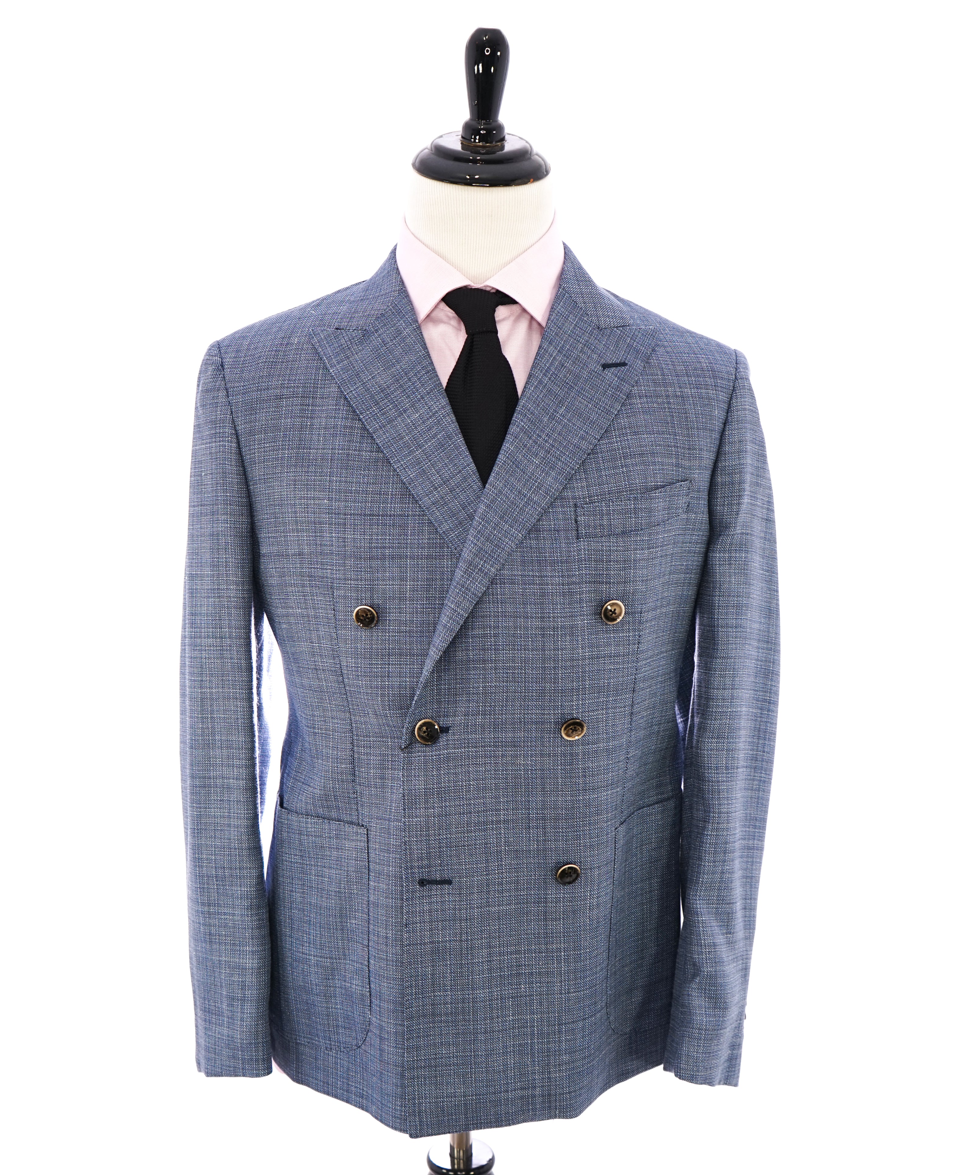 LORO PIANA -"Summertime" For SAKS 5TH AVE Linen Double Breasted Blazer- 44R