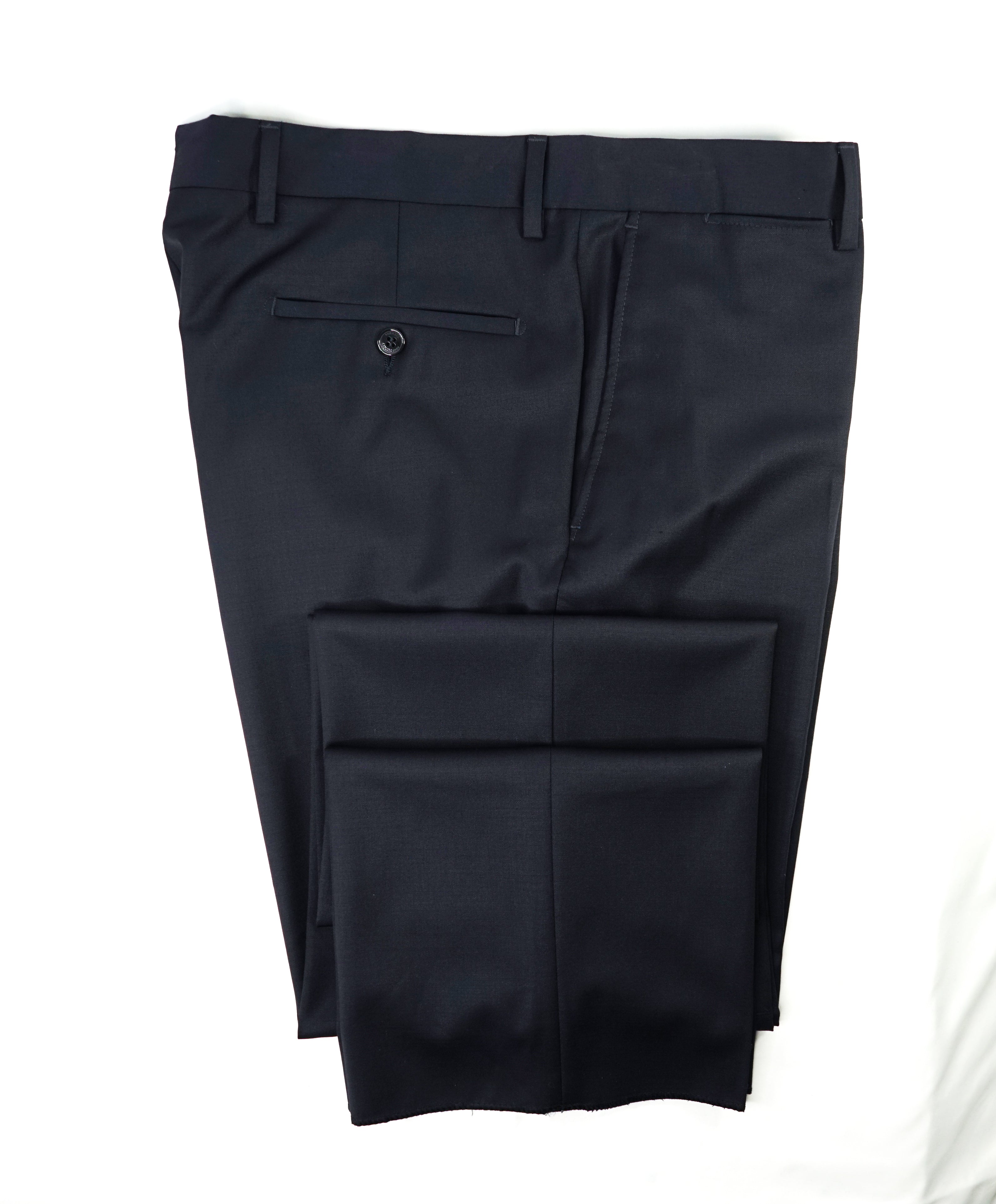 VERSACE COLLECTION - *CLOSET STAPLE* Navy Wool Dress Pants - 36W (52 EU)