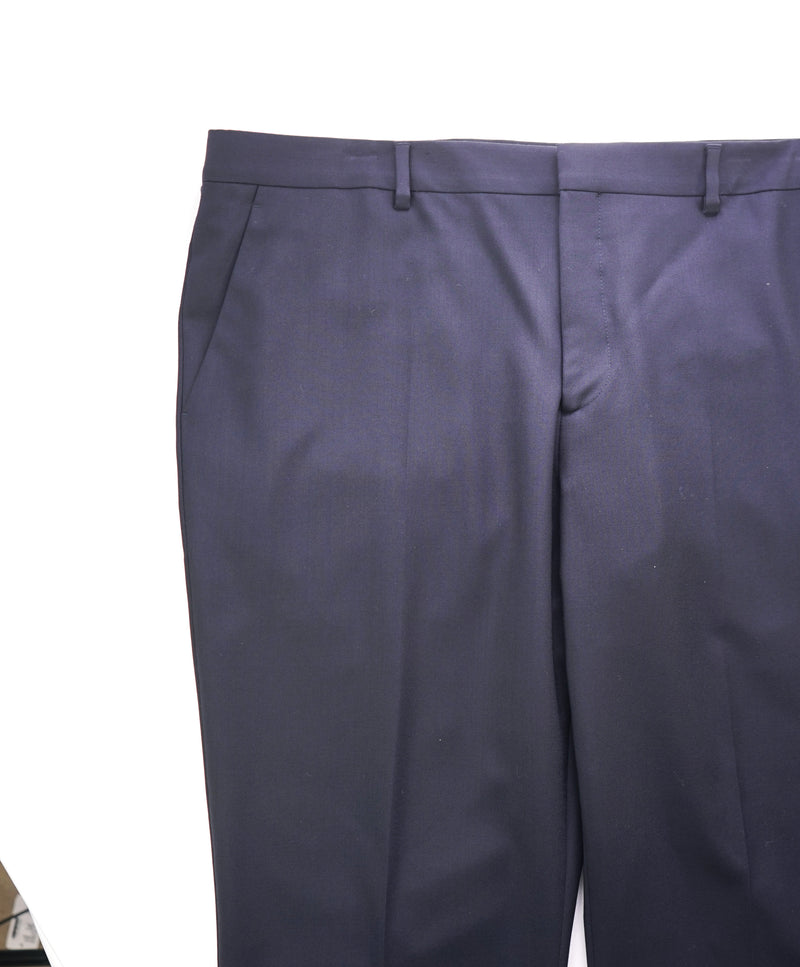 PAUL SMITH - Pure Wool Navy Blue *CLOSET STAPLE* Dress Pants - 38W (46R US)