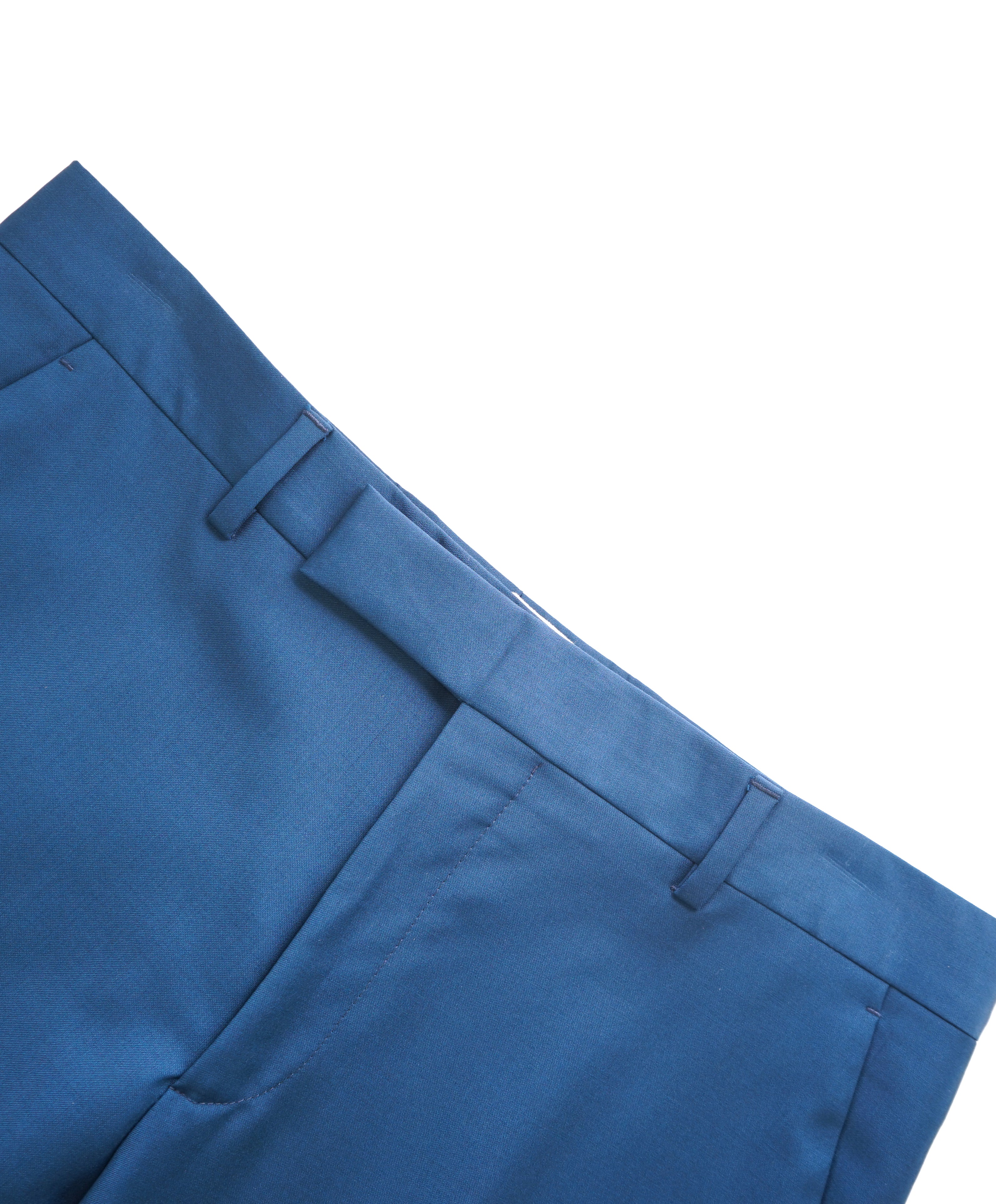 PAUL SMITH - Wool / Mohair Blue Turquoise Flat Front Dress Pants - 31W (38R US)