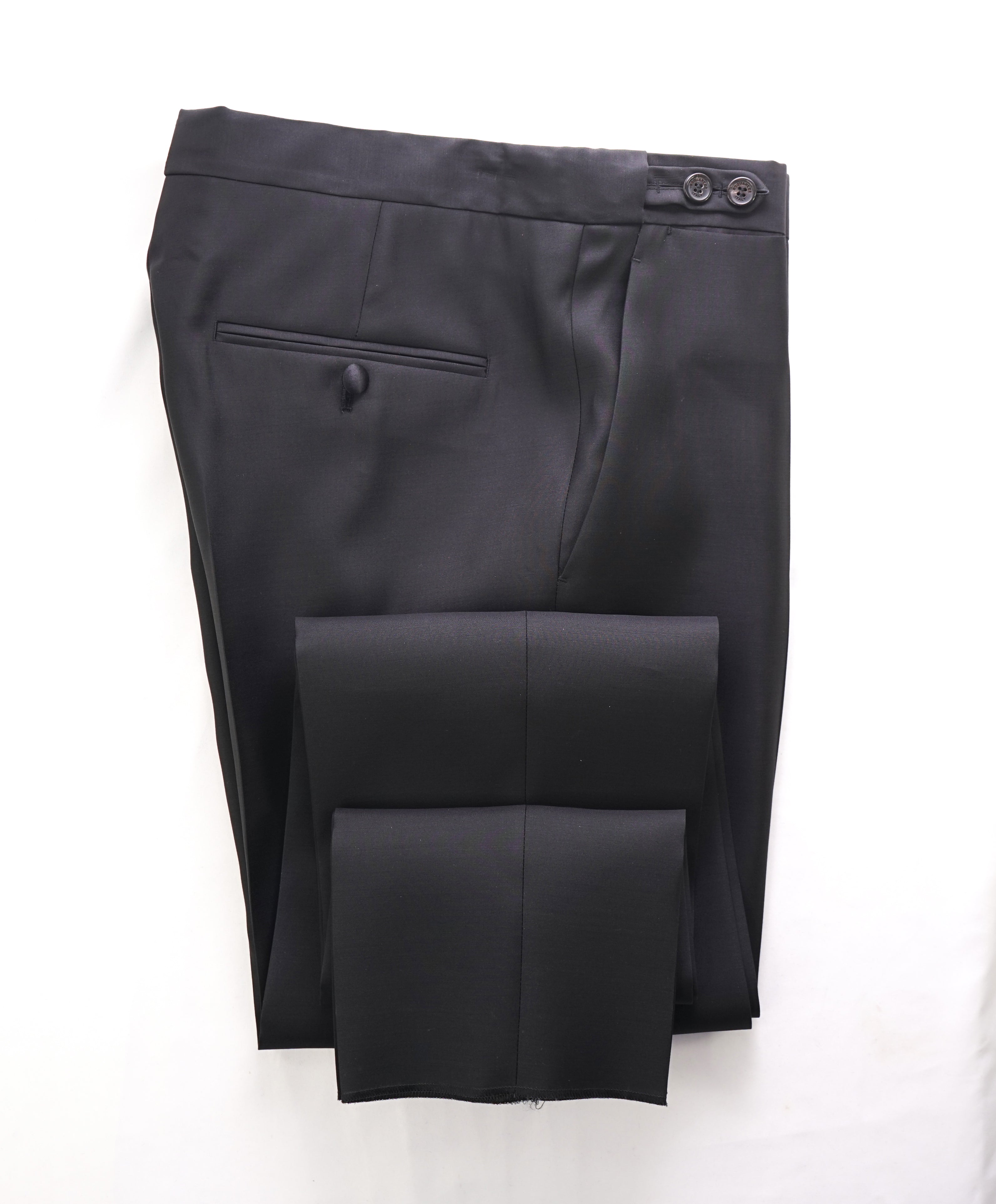 DSQUARED2 LONDON - Black Flat Front Skinny Dinner Pants - 32W (48 EU)