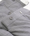 SAMUELSOHN - "Super 120's" Solid Textured Medium Gray Front Pants - 36W