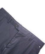 GIORGIO ARMANI - *TONAL TEXTURED* Navy Flat Front Dress Dinner Pants - 36W