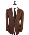 $8,450 BRIONI -"PURE CASHMERE" PATCH POCKET Windowpane Blazer - 46L