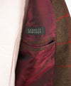 $8,450 BRIONI -"PURE CASHMERE" PATCH POCKET Windowpane Blazer - 46L