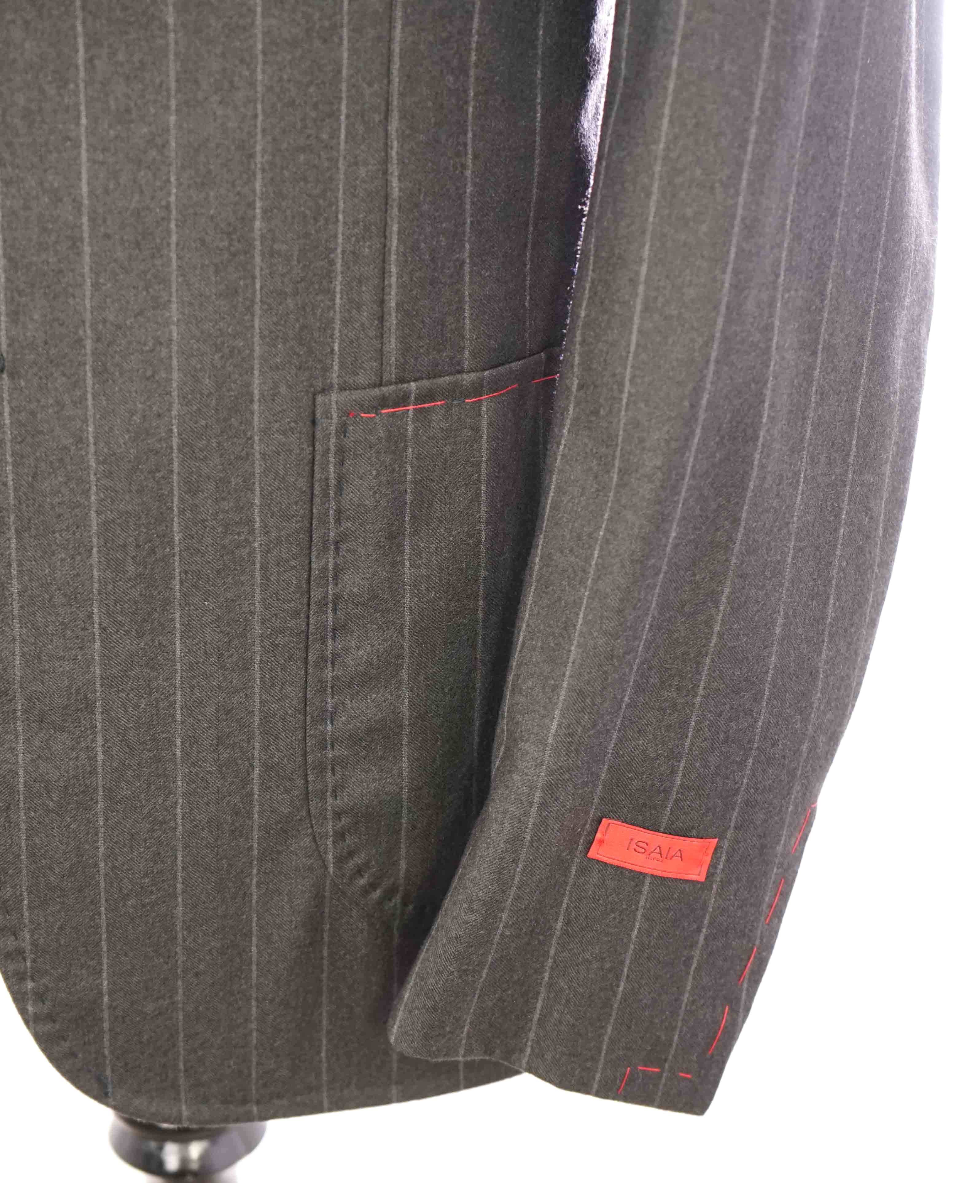 $2,995 ISAIA - "BASE CORTINA" NUOVA BASE S Brown Check Blazer - 44R