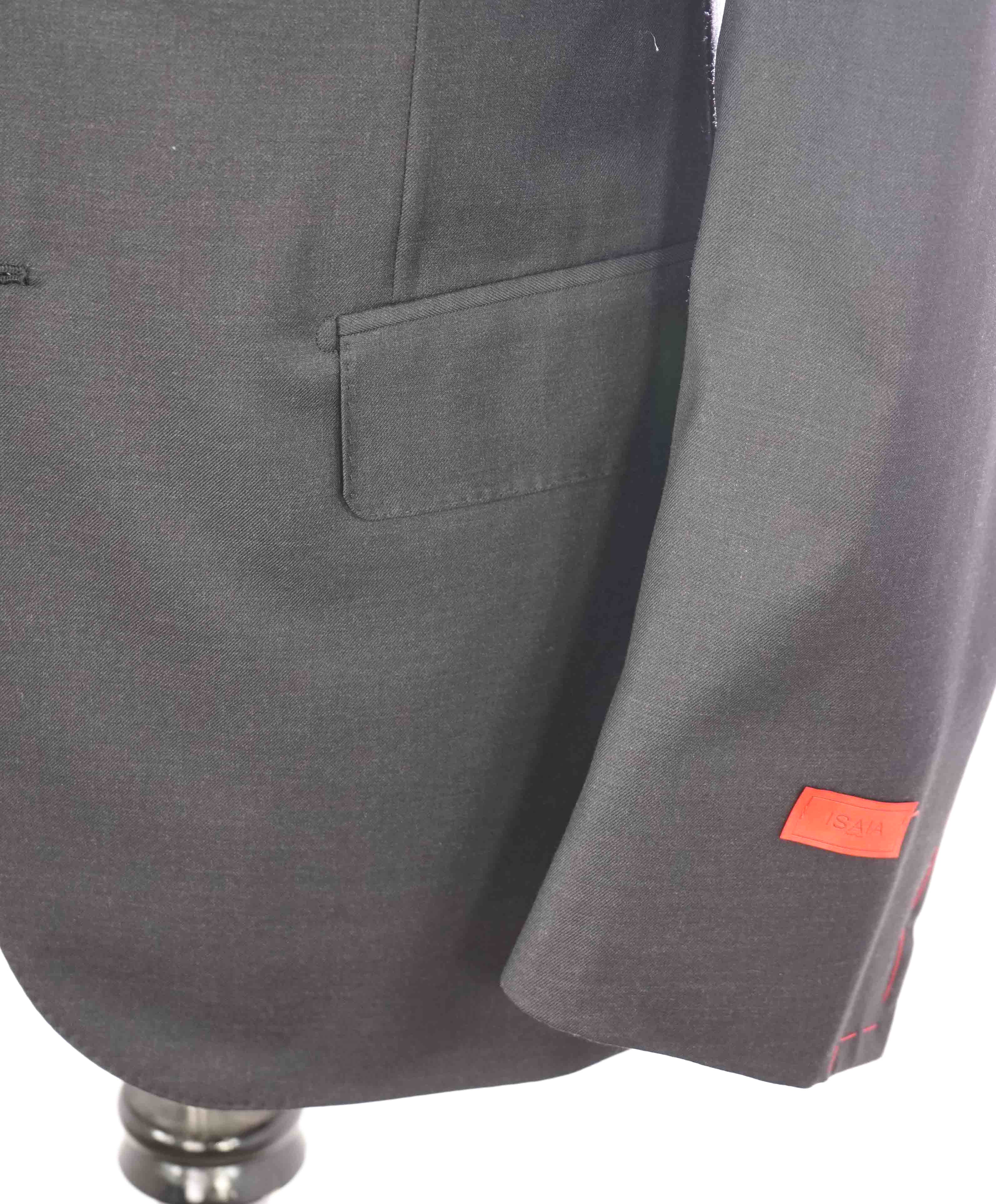 $2,995 ISAIA - *CLOSET STAPLE* NUOVA BASE S 160's Gray Solid Blazer - 42S