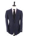 SAKS FIFTH AVENUE / ERMENEGILDO ZEGNA - Slim Blue Check Windowpane Blazer- 42R