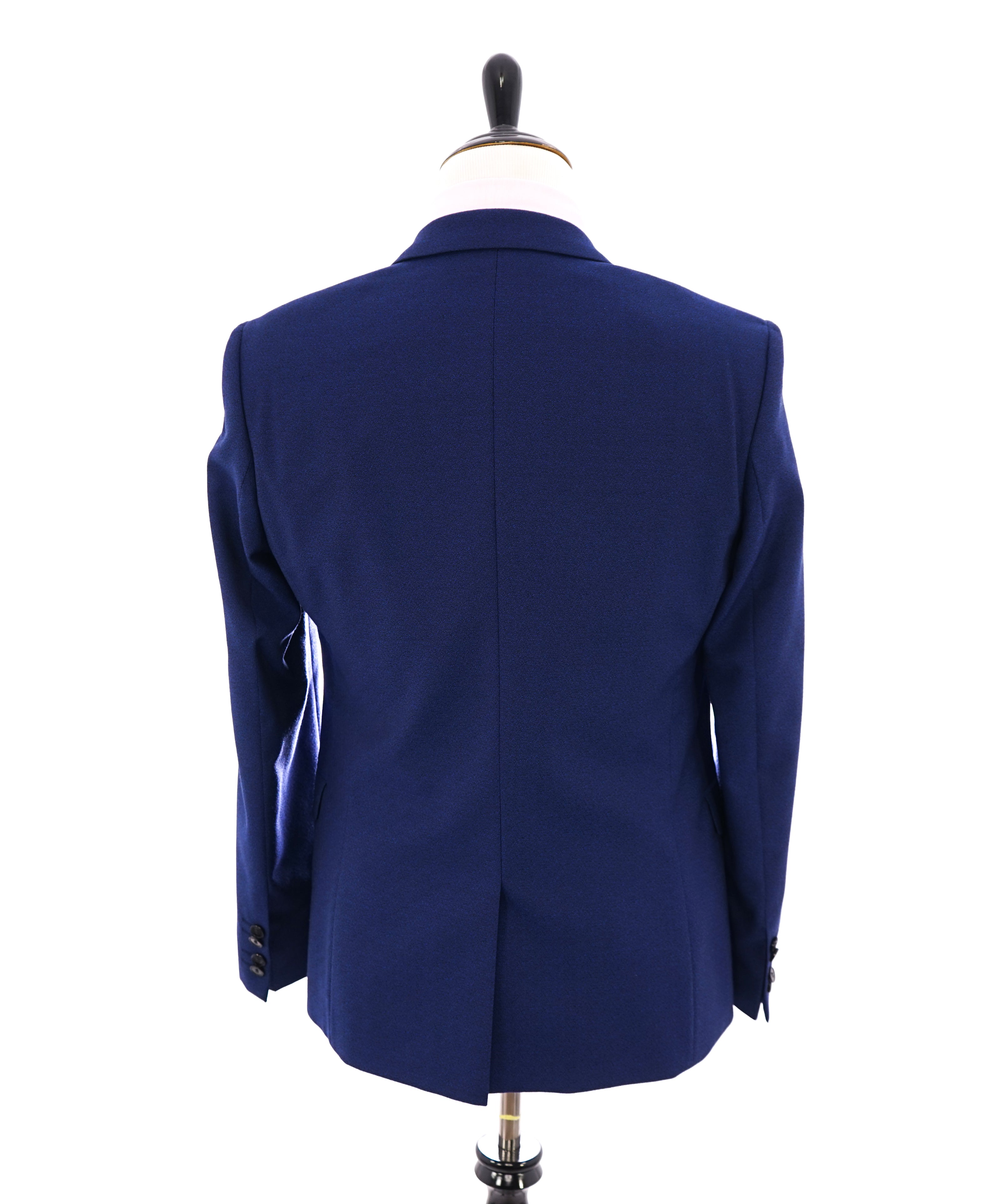 HUGO BOSS - Cobalt Blue Textured Blazer Dinner Jacket - 40S