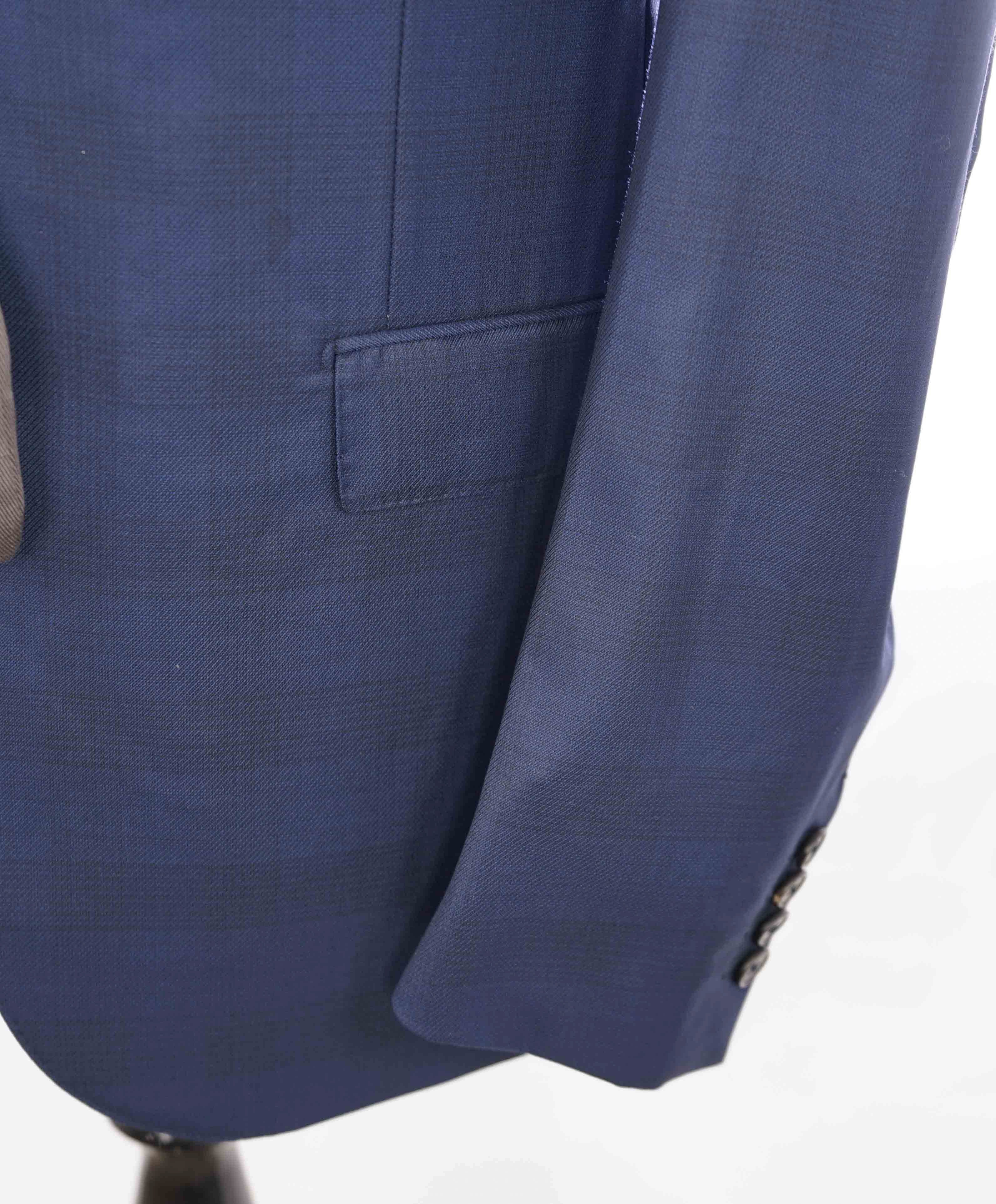 $2,695 ERMENEGILDO ZEGNA - Bold Blue Check “15 MIL MIL 15” Blazer - 42R