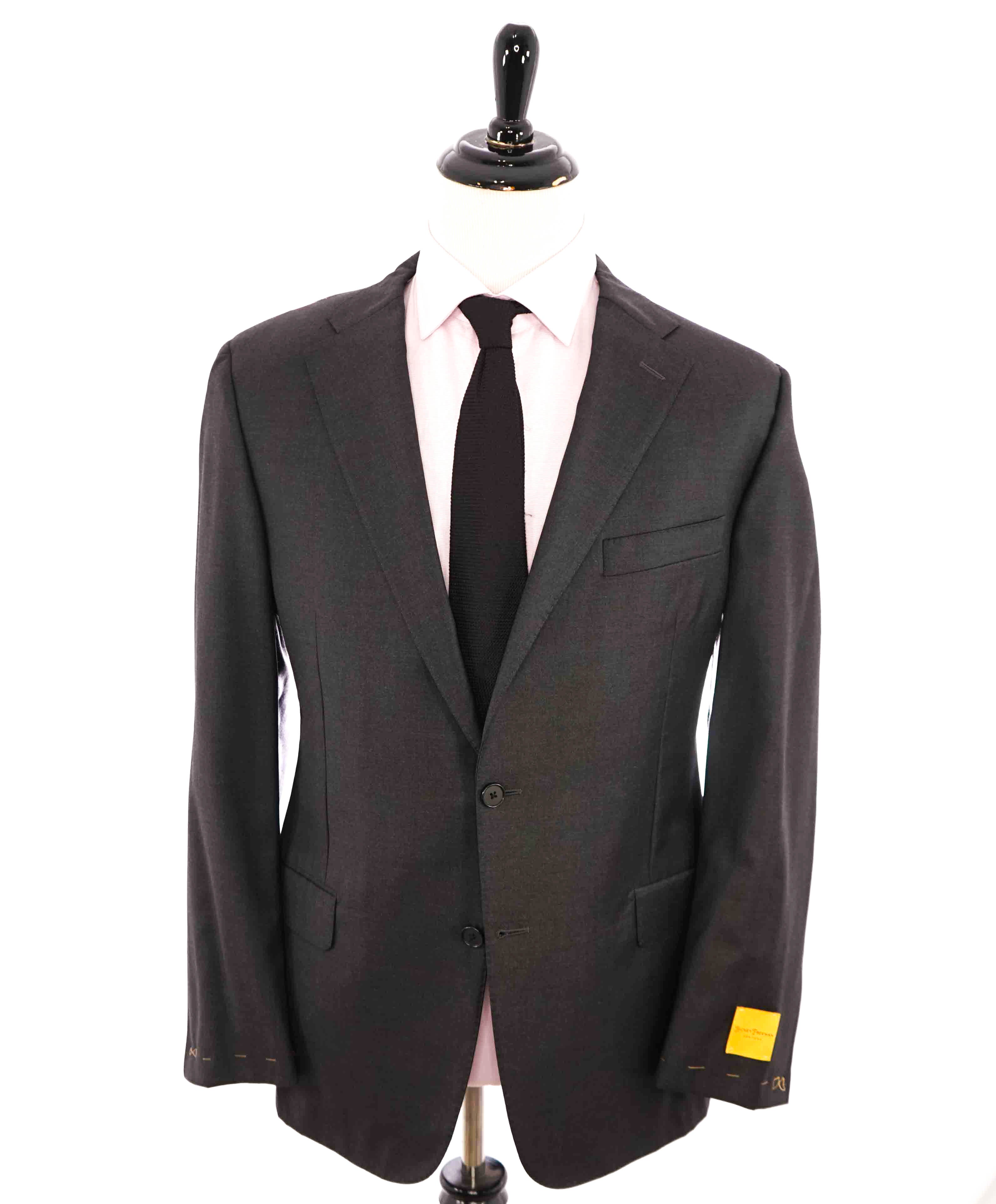 $1,695 HICKEY FREEMAN LORO PIANA - Gray Suit 150’s Tasmanian Wool - 44R