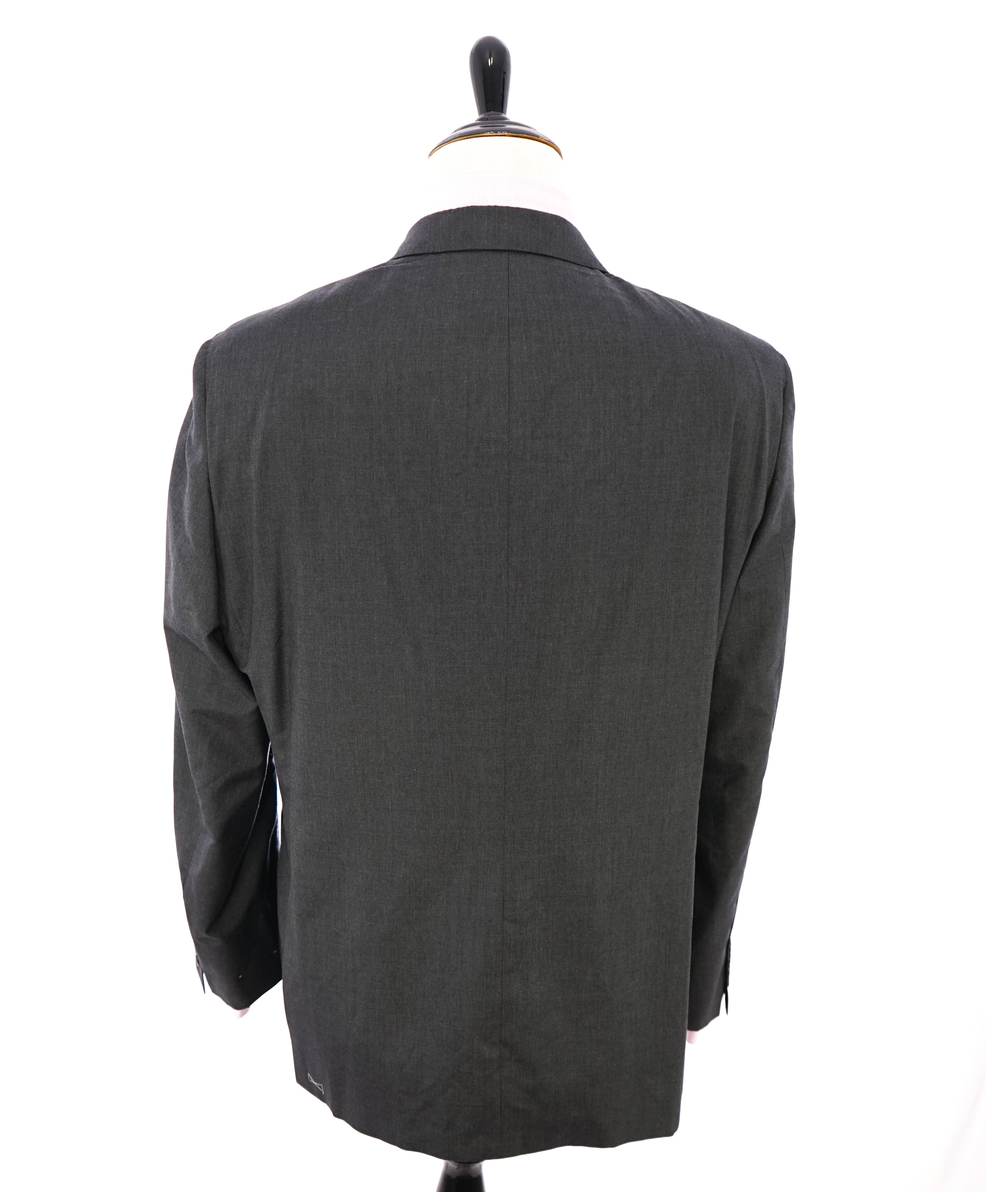 HICKEY FREEMAN - Gray 100% SILK 2-Button Notch "Milburn ii" Blazer - 48R