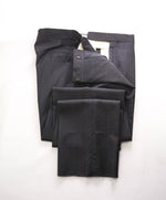 RALPH LAUREN BLUE LABEL - Gray Blue Windowpane Dress Pants Side Tabs - 36W (42 R)