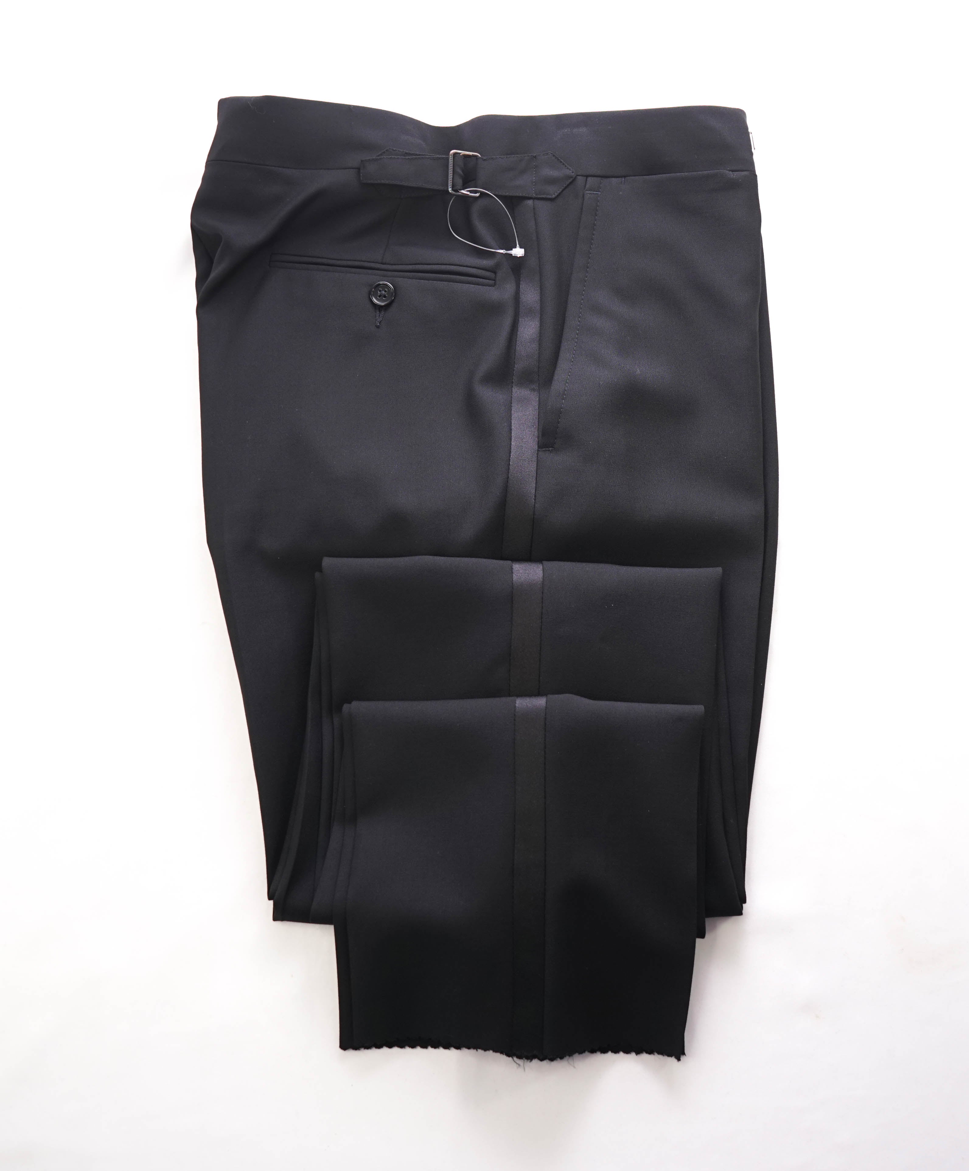 POLO RALPH LAUREN - *SIDE TABS* Flat Front TUXEDO Dress Pants - 33W