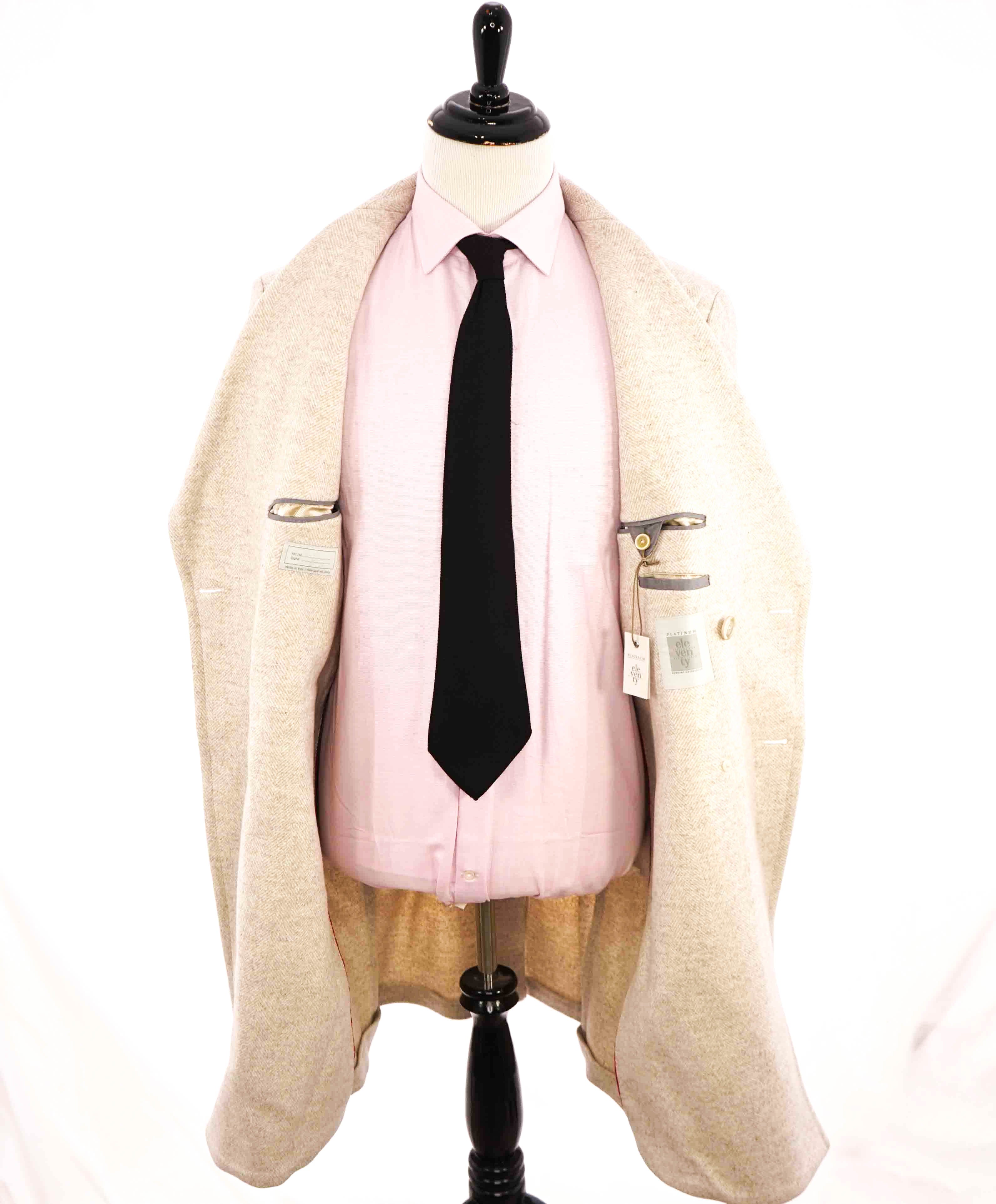 $3,595 ELEVENTY - By ERMENEGILDO ZEGNA *14 MICRONS* CASHMR Coat - 40 US