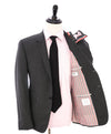 $2,595 THOM BROWNE - Gray Blazer With Iconic LOGO Detailing - SZ 2 (40US)