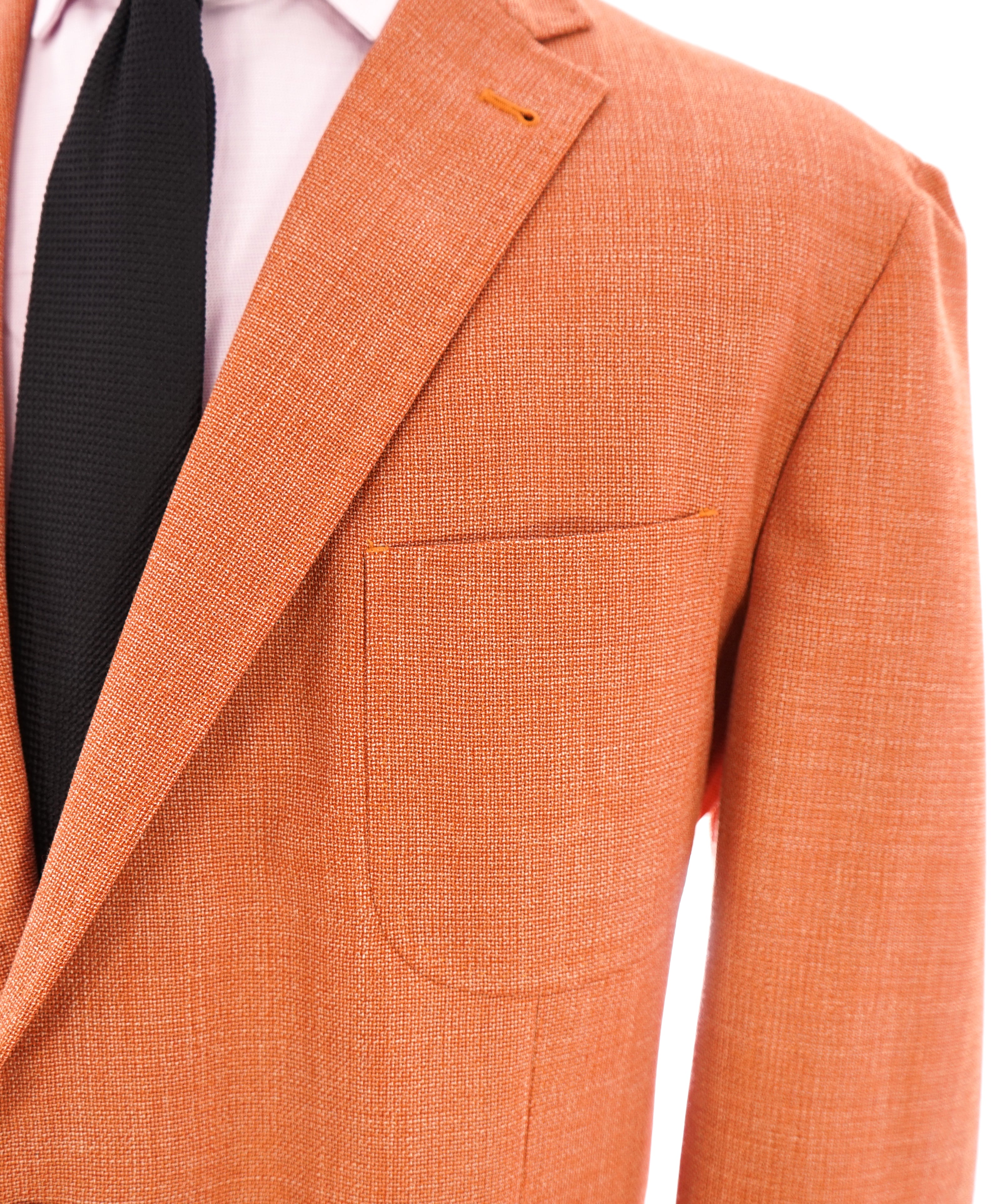 SAKS FIFTH AVENUE -  Semi-Lined Patch Pocket Summer Customized SLIM Blazer - 50R