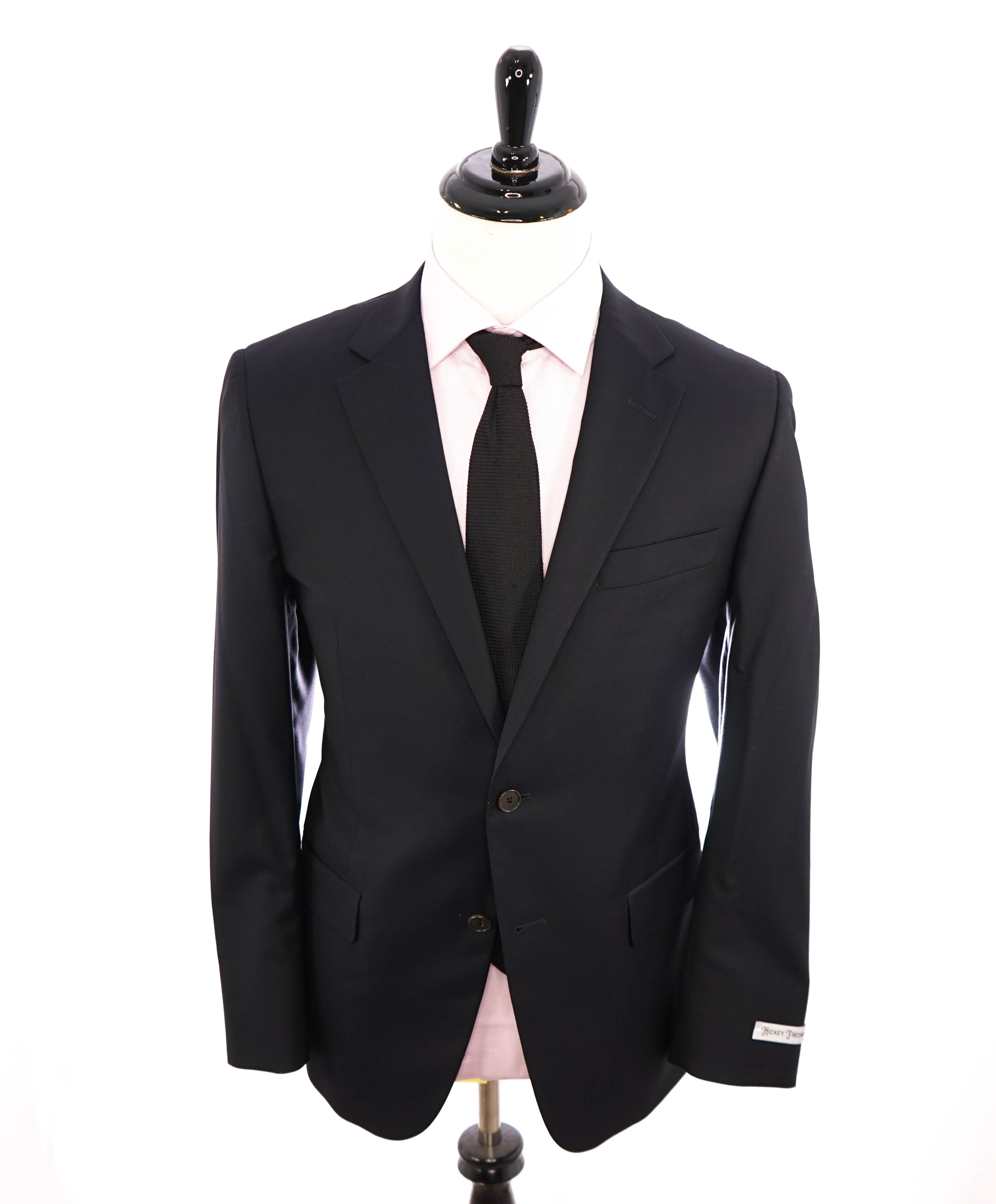 HICKEY FREEMAN - Classic Black *Twill Weave* "Milburn ii" Blazer - 42R