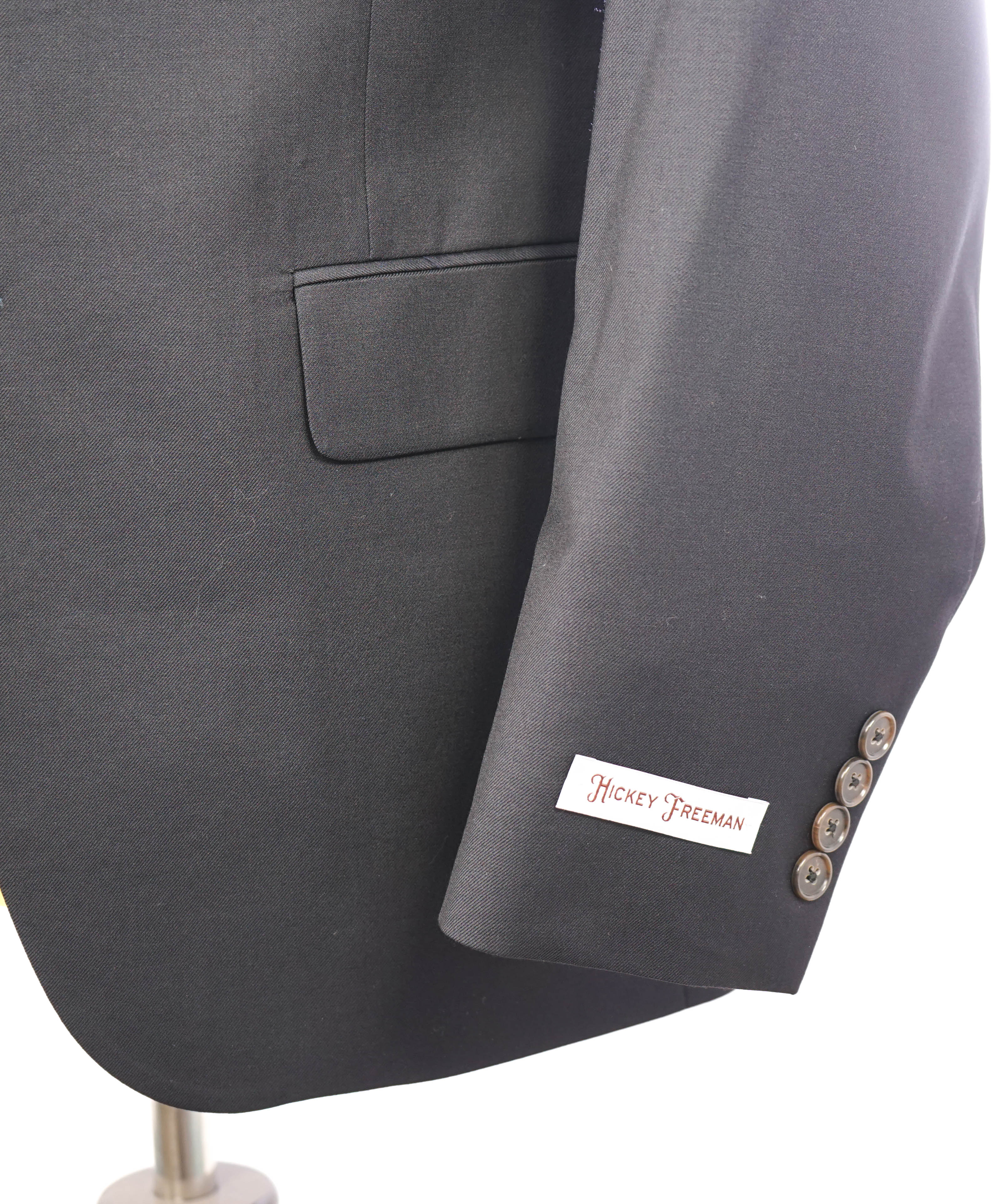 HICKEY FREEMAN - Classic Black *Twill Weave* "Milburn ii" Blazer - 42R