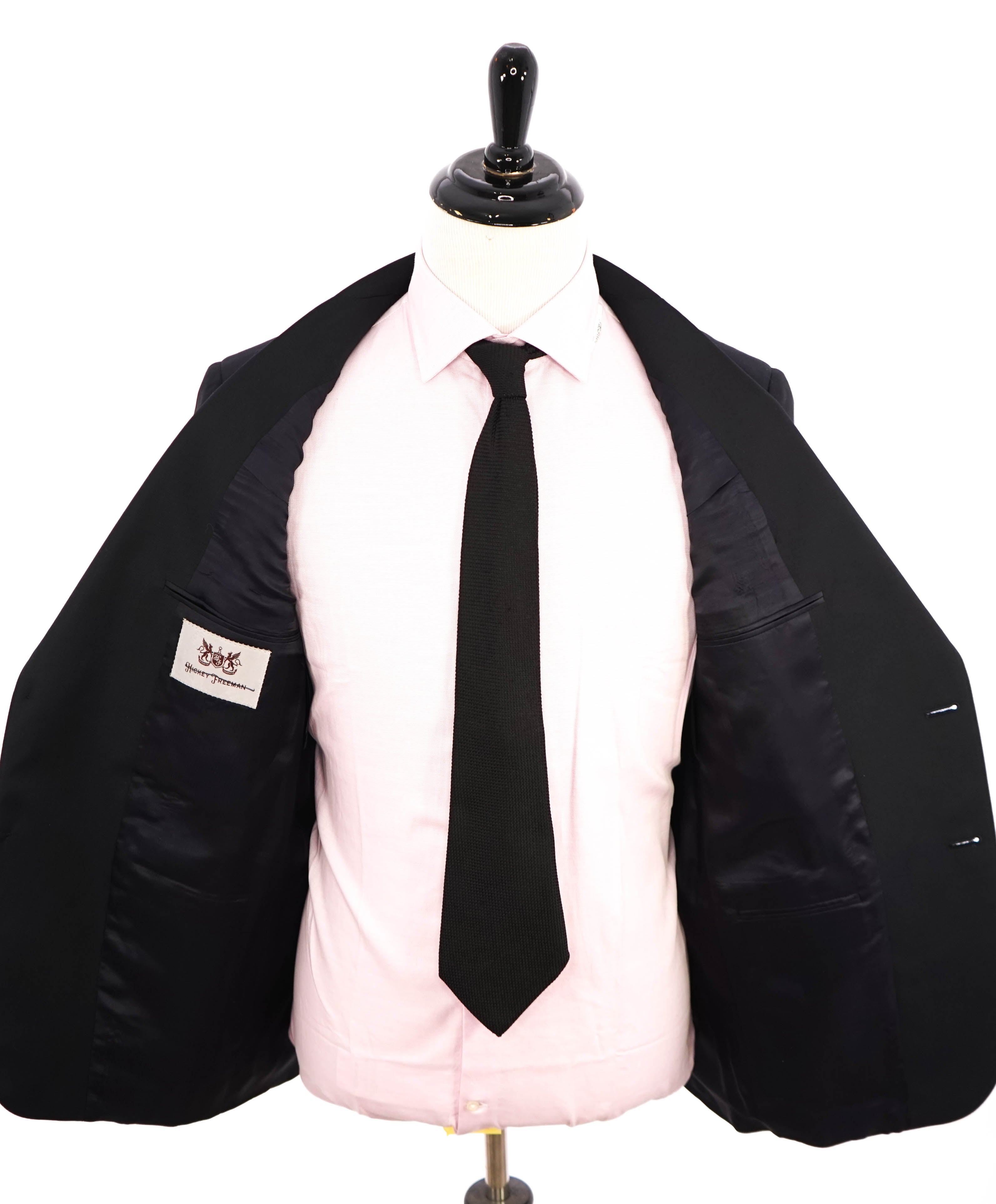 HICKEY FREEMAN - Classic Black *Twill Weave* "Milburn ii" Blazer - 42R