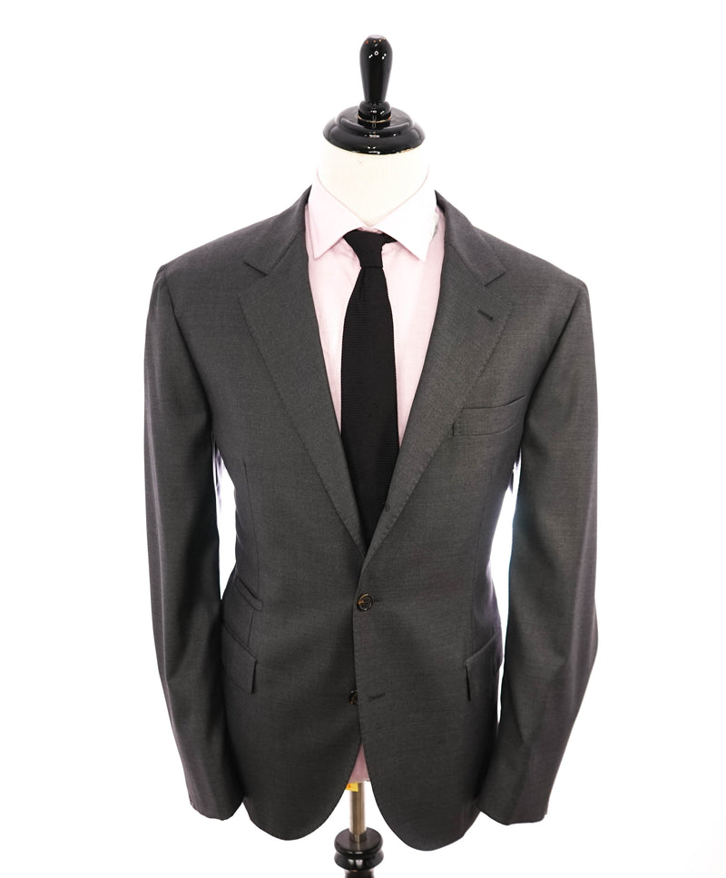 BRUNELLO CUCINELLI - *CLOSET STAPLE* Gray 2/3 Roll Lapel Semi-Lined Suit - 48R