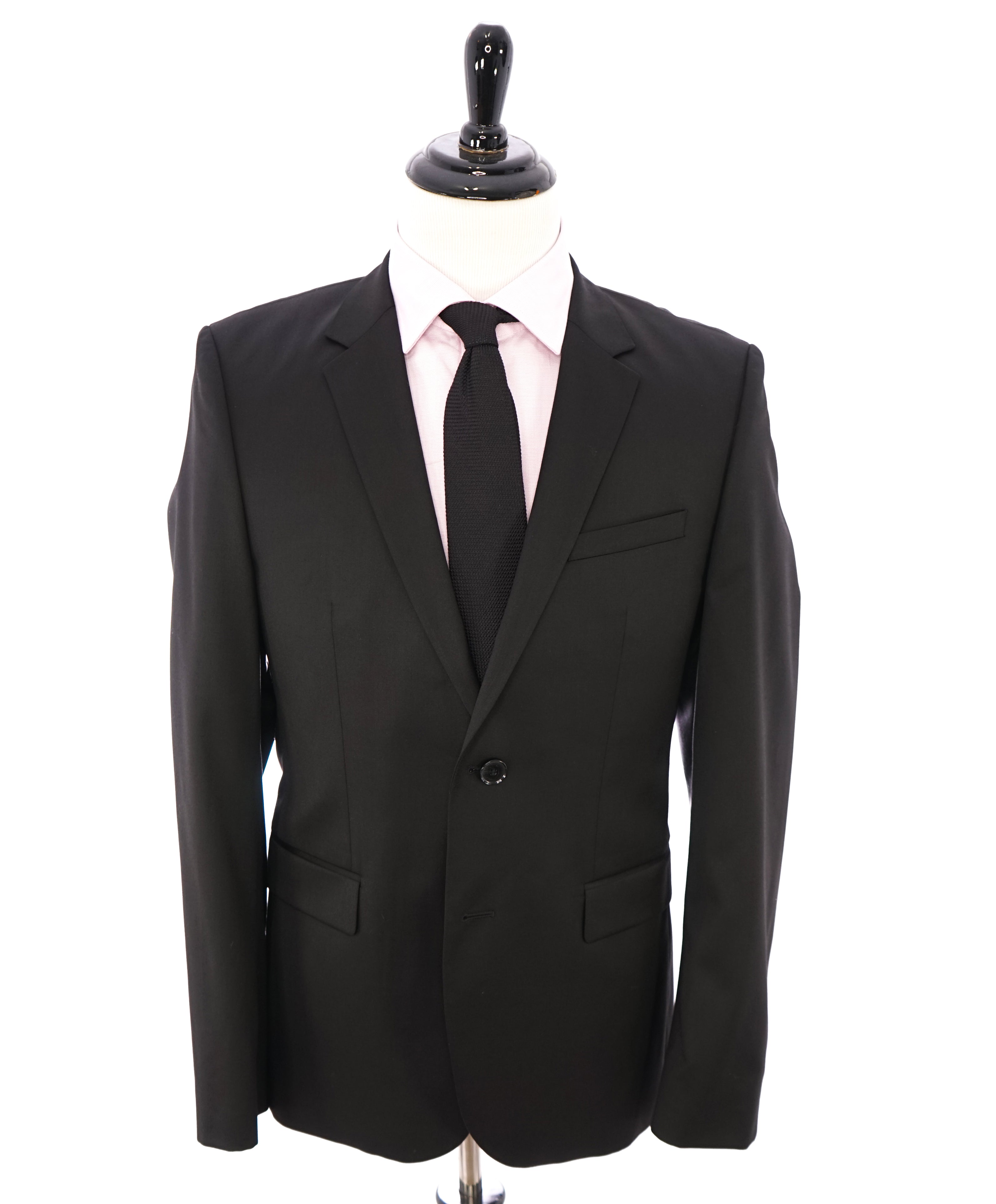 HUGO BOSS - SLIM Black Blazer Super 130's Aeron2/Hamen2 "Super Black" - 40R