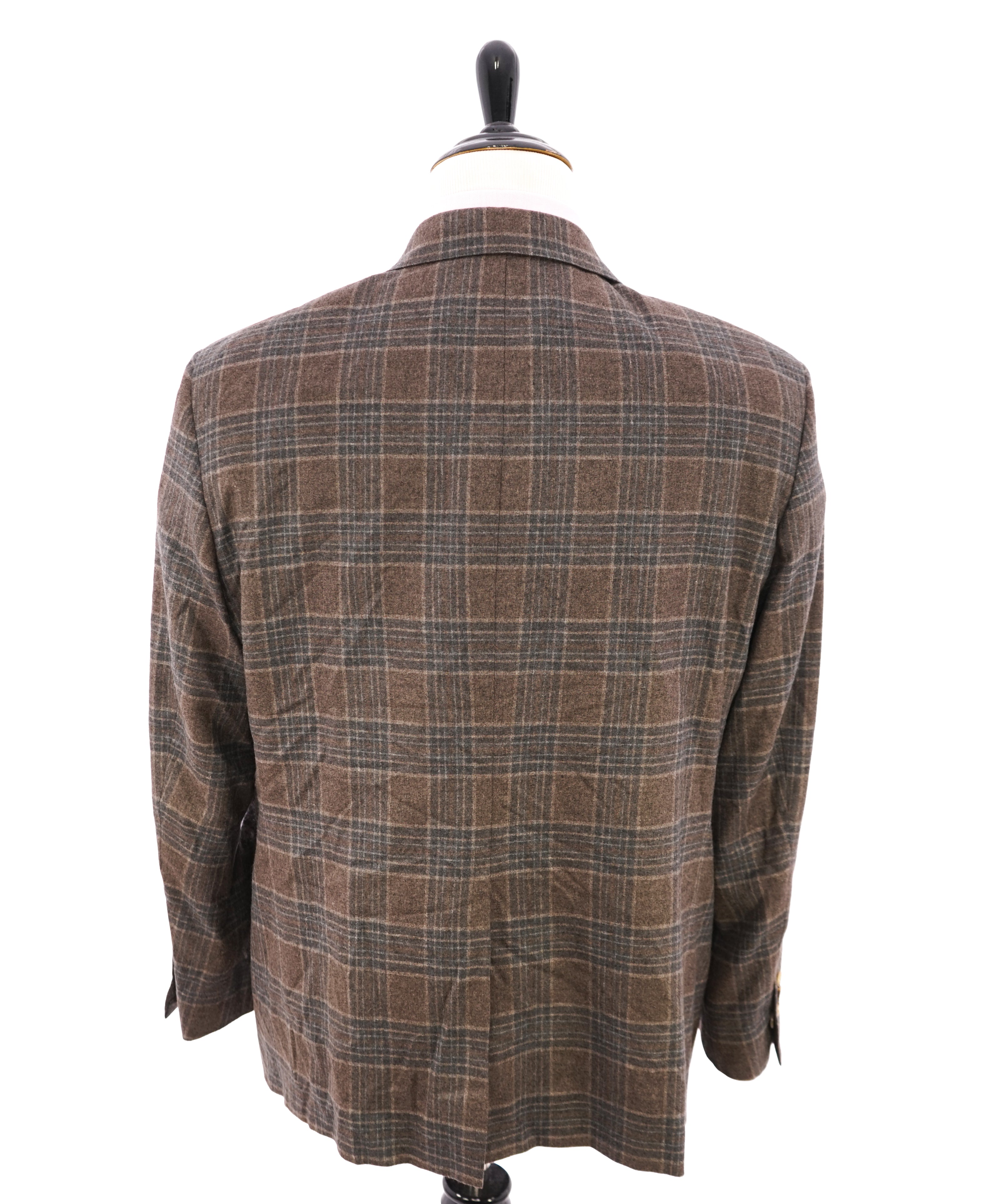 HICKEY FREEMAN / LORO PIANA - "Sunset" CASHMERE SILK Blend Plaid Check Suit - 46S