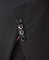 ARMANI COLLEZIONI - Black 2-Button Notch Lapel "M Line" Slim Suit - 38R