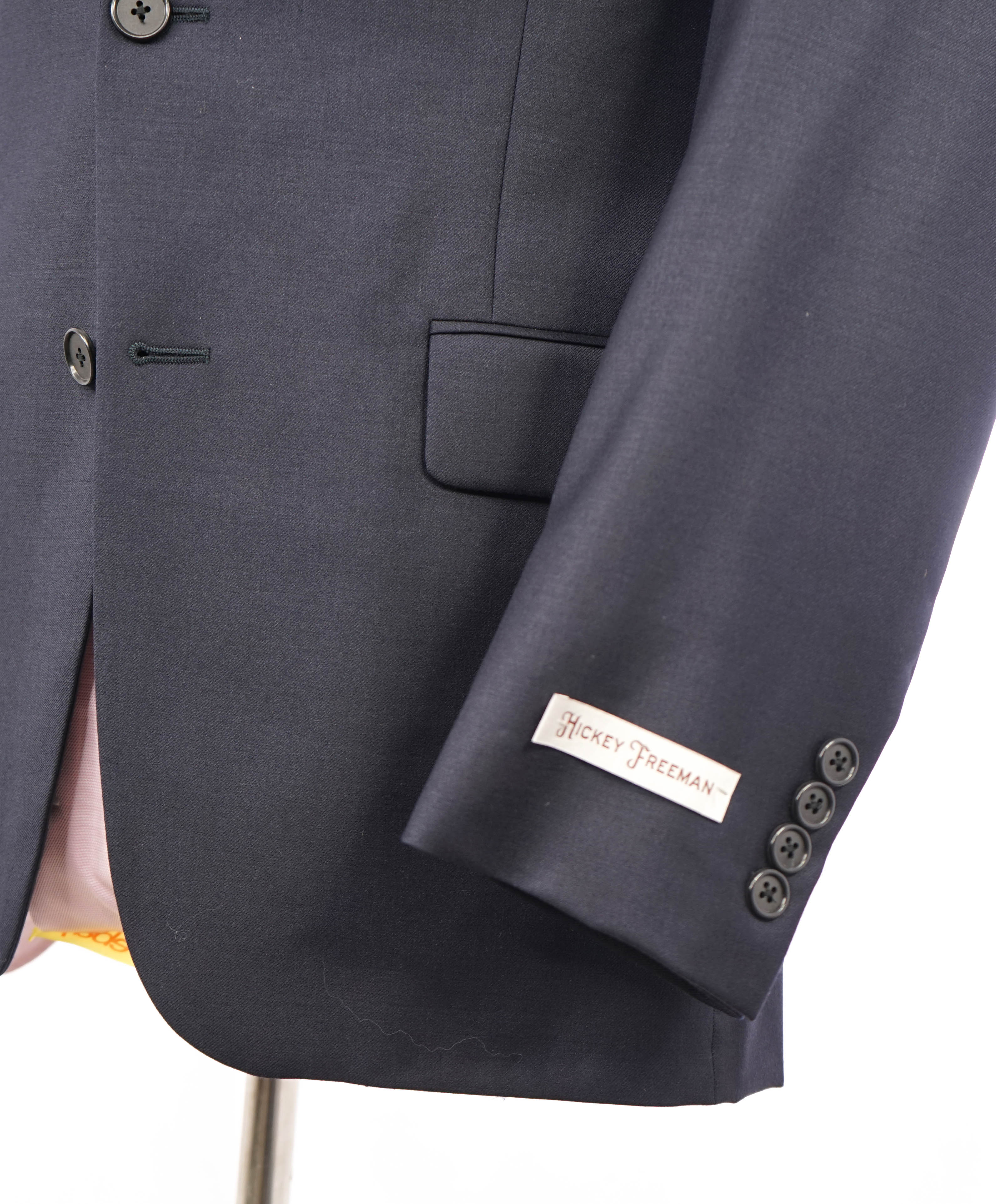 HICKEY FREEMAN - Navy Blue "Milburn ii" Notch Lapel Suit - 48R