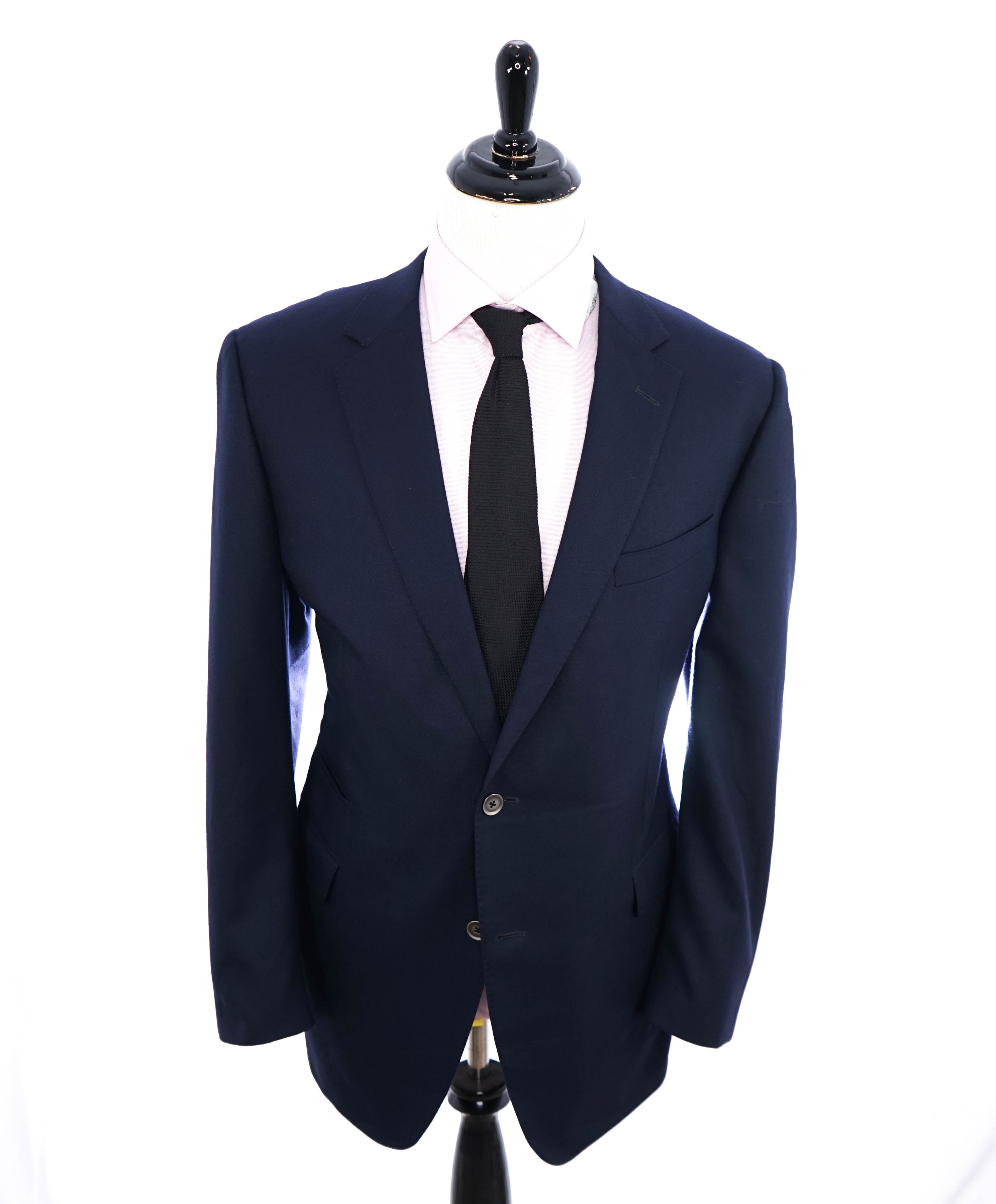 SAMUELSOHN - PERFORMANCE Navy Oxford Weave Zipper Travel Blazer - 48L