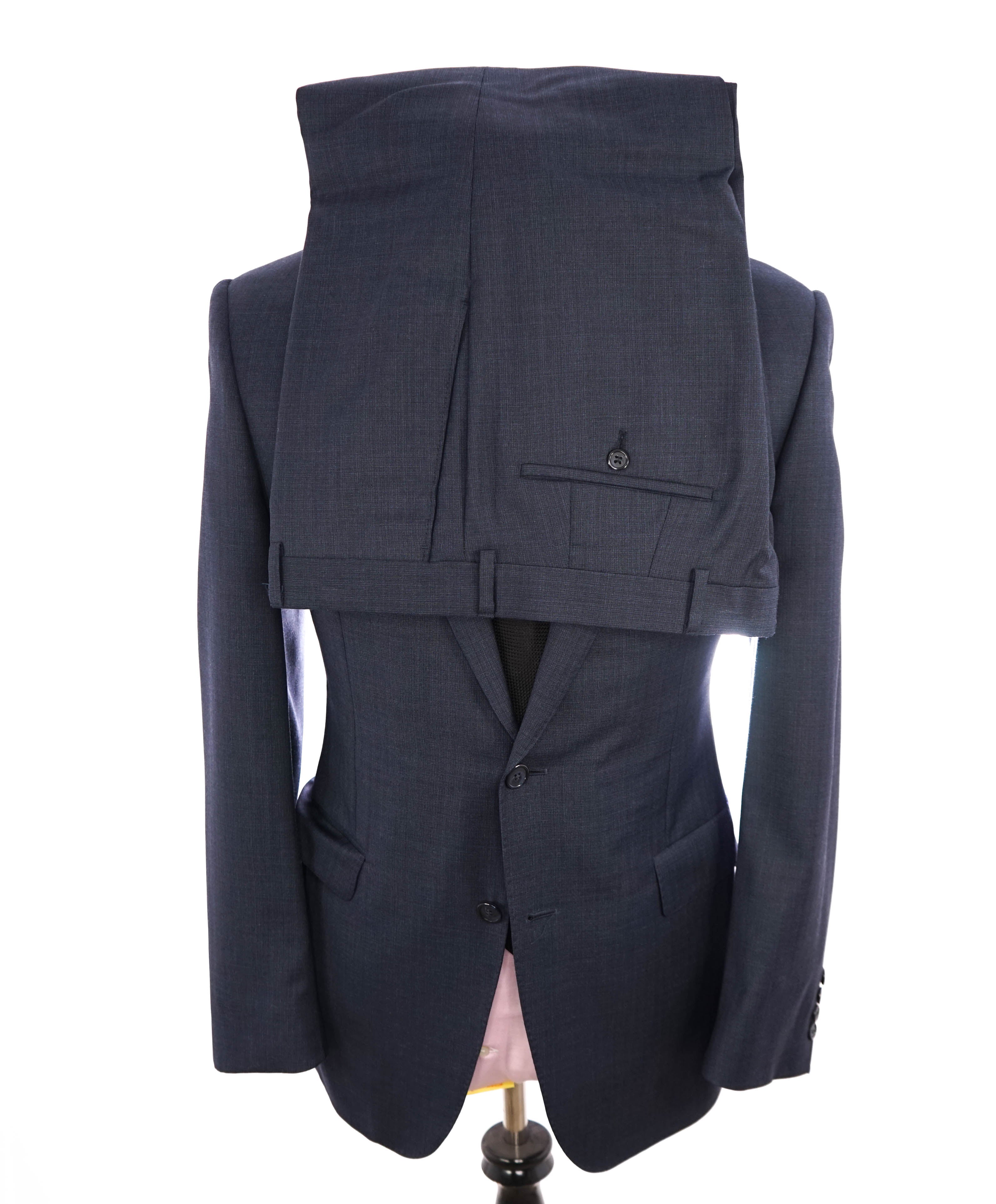 SAMUELSOHN - "SB YARDLEY" Blue Micro Check Super 130's Suit - 40R