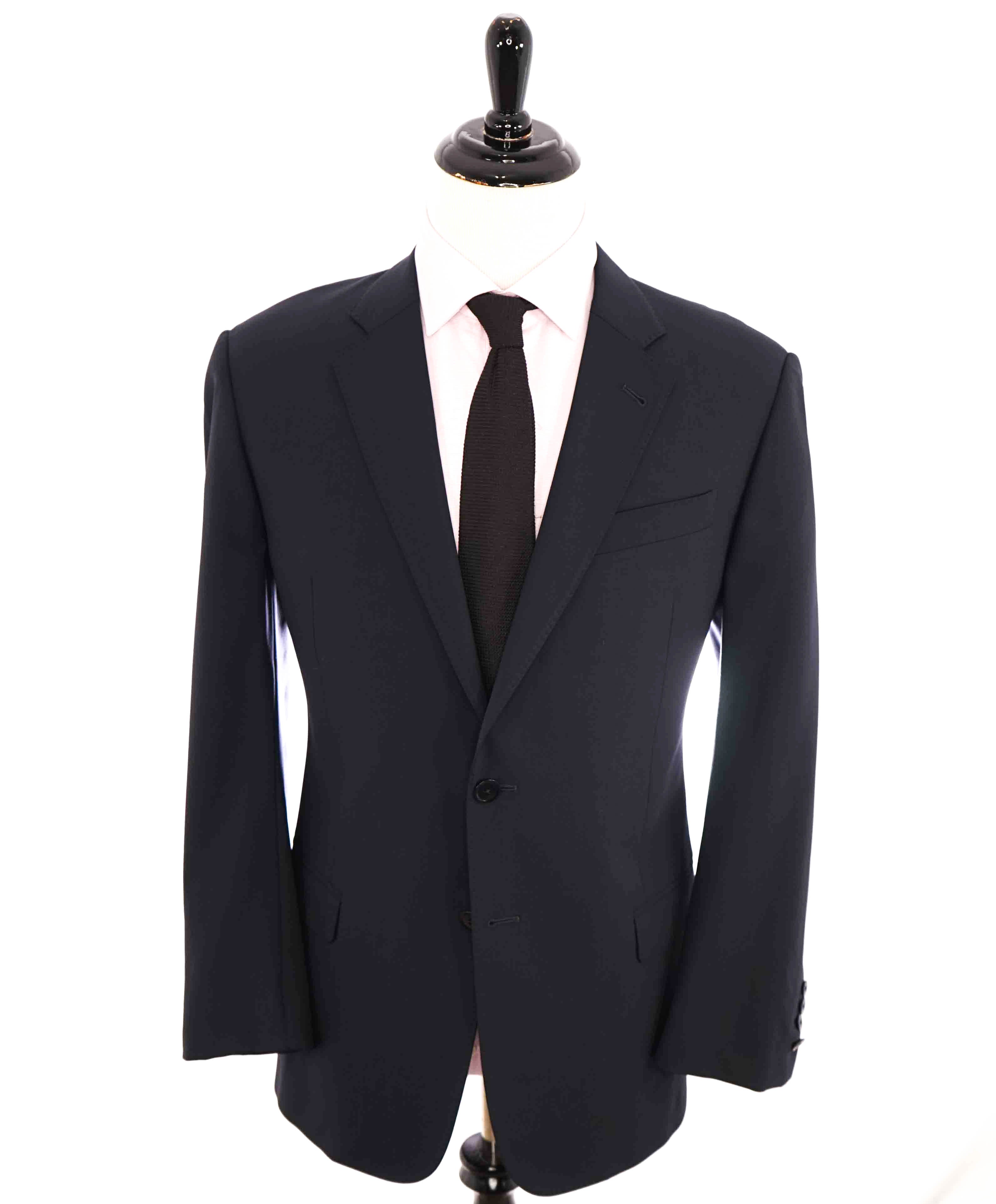 $1,795 ARMANI COLLEZIONI - “Su Misura” ITALY Navy *CLOSET STAPLE Blazer - 42R