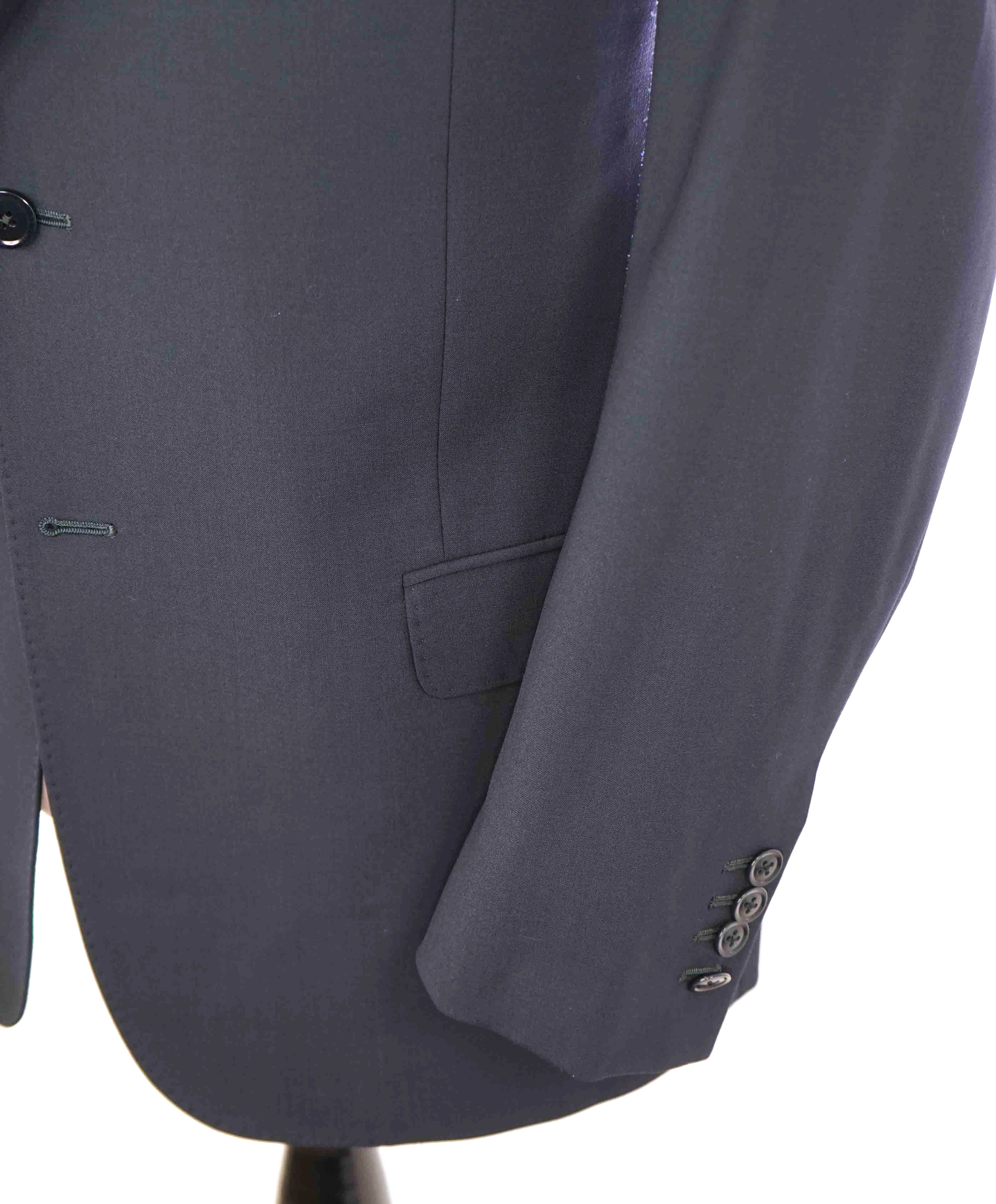 $1,795 ARMANI COLLEZIONI - “Su Misura” ITALY Navy *CLOSET STAPLE Blazer - 42R