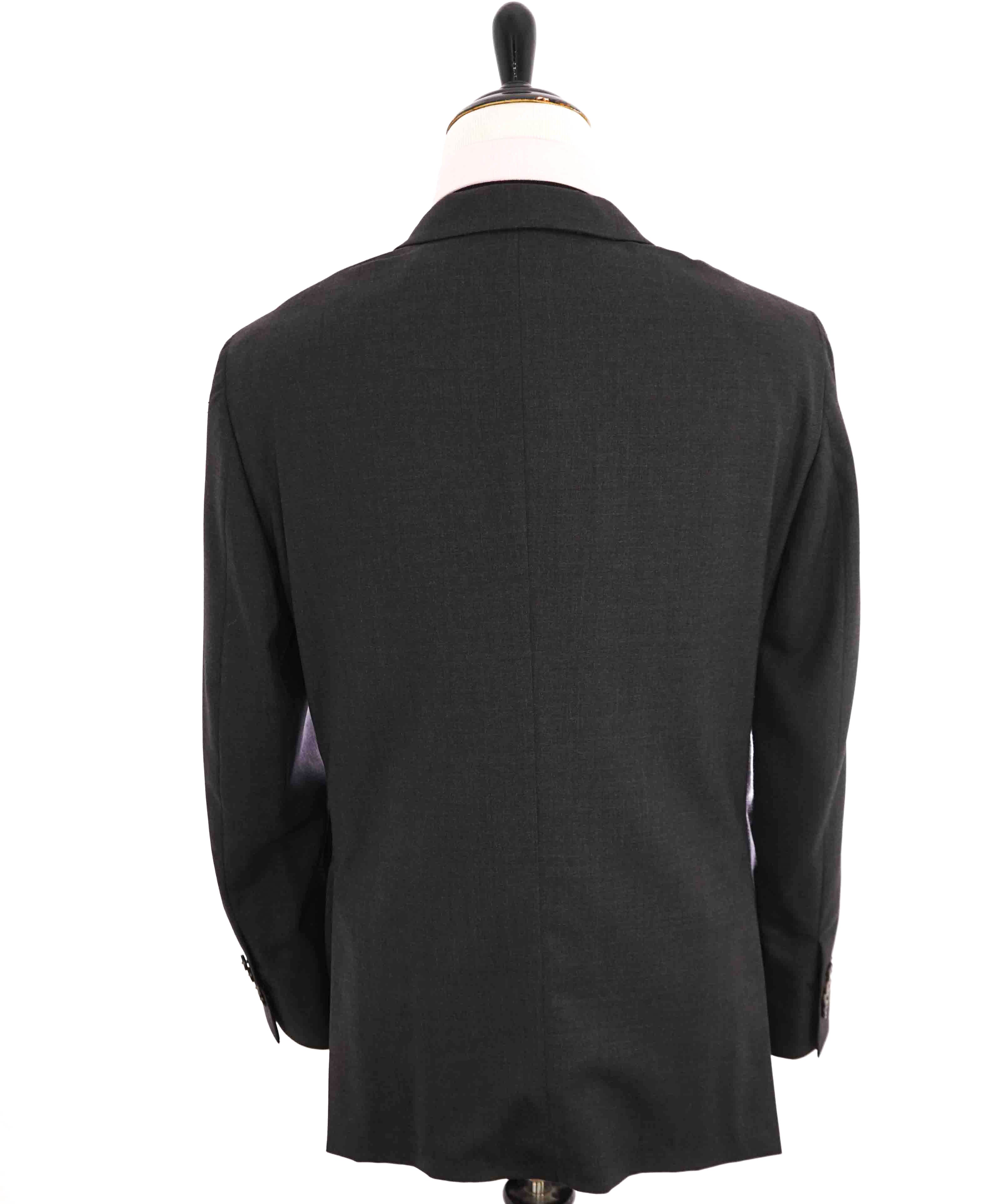 $1,295 BOGLIOLI- Wool 2-Button Notch Lapel Gray Blazer - 46R