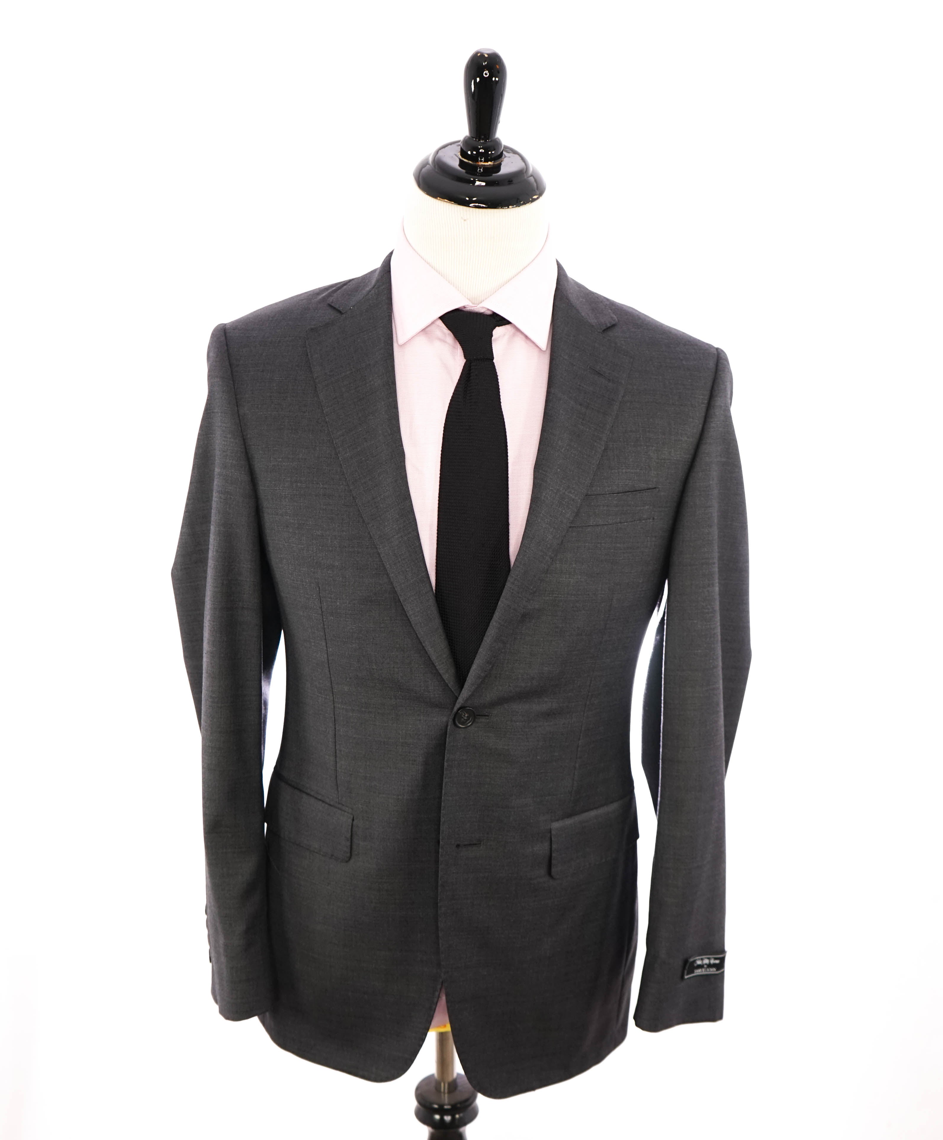 SAMUELSOHN - For SFA Super 130's Performance "LYCRA" Wool Gray Suit - 38R