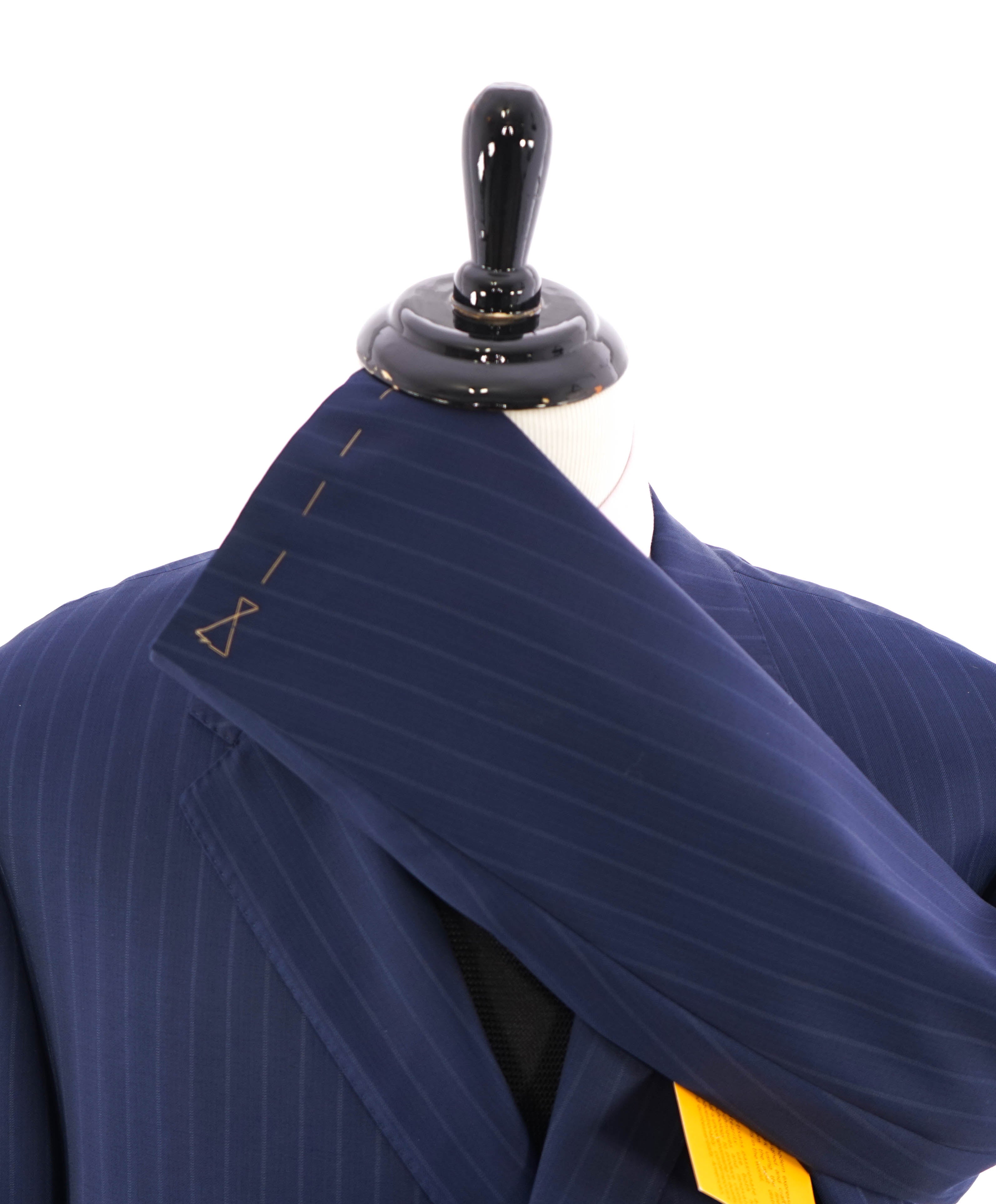 HICKEY FREEMAN - By ERMENEGILDO ZEGNA Blue Stripe CUSTOM Suit USA - 48L US