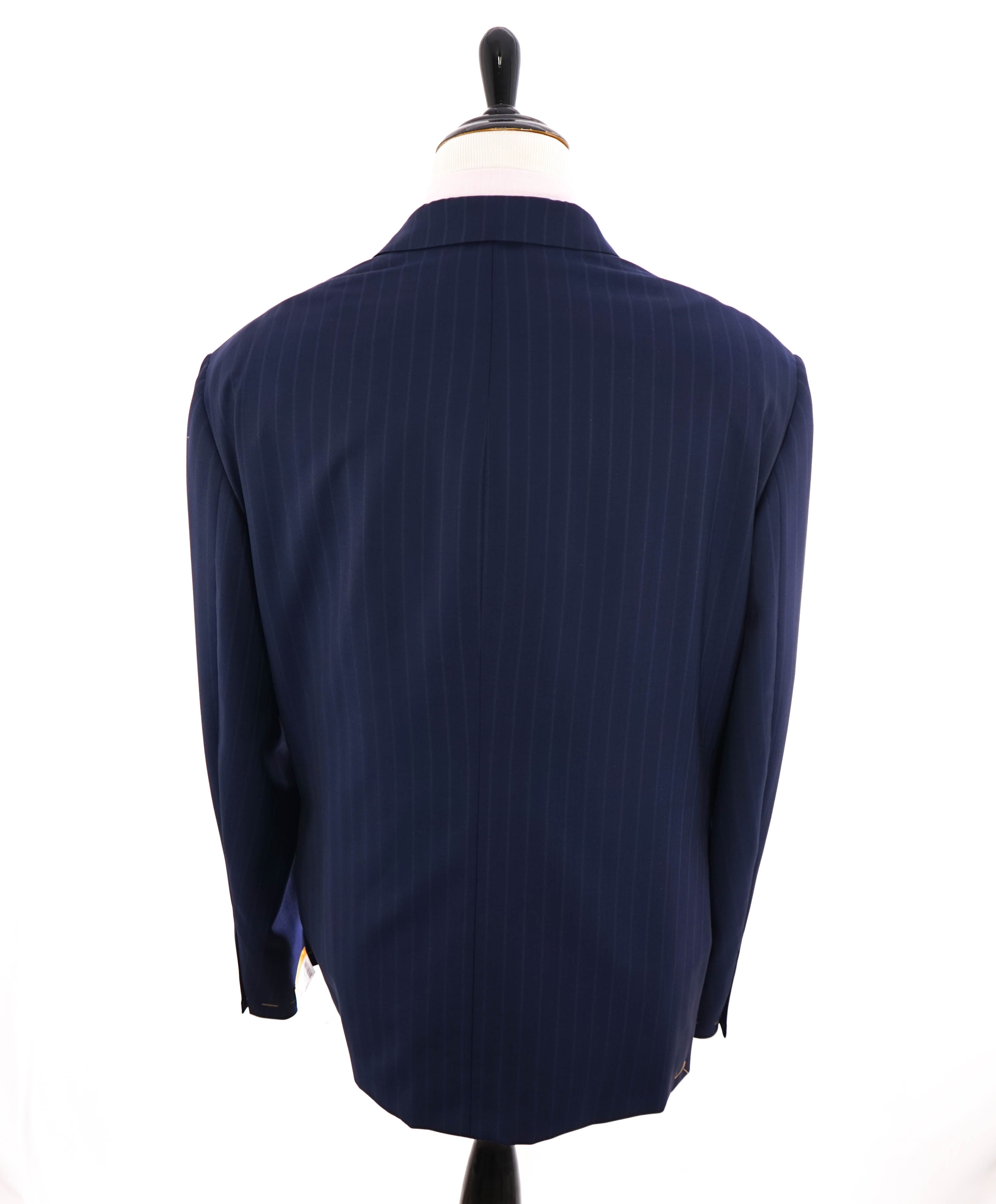 HICKEY FREEMAN - By ERMENEGILDO ZEGNA Blue Stripe CUSTOM Suit USA - 48L US