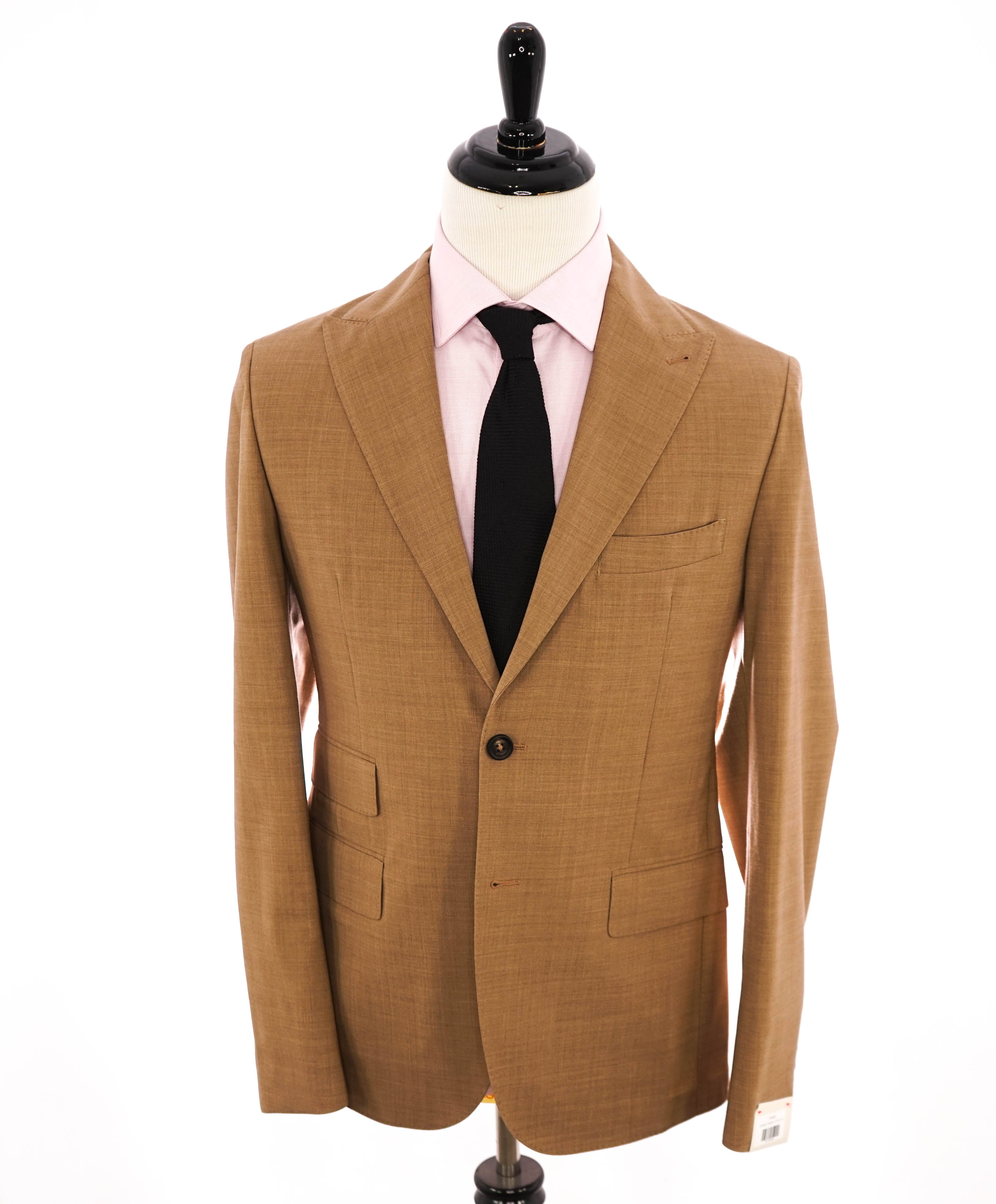 ELEVENTY - Peak Lapel Brown Semi-Lined Summer Suit - 40 US (50EU)